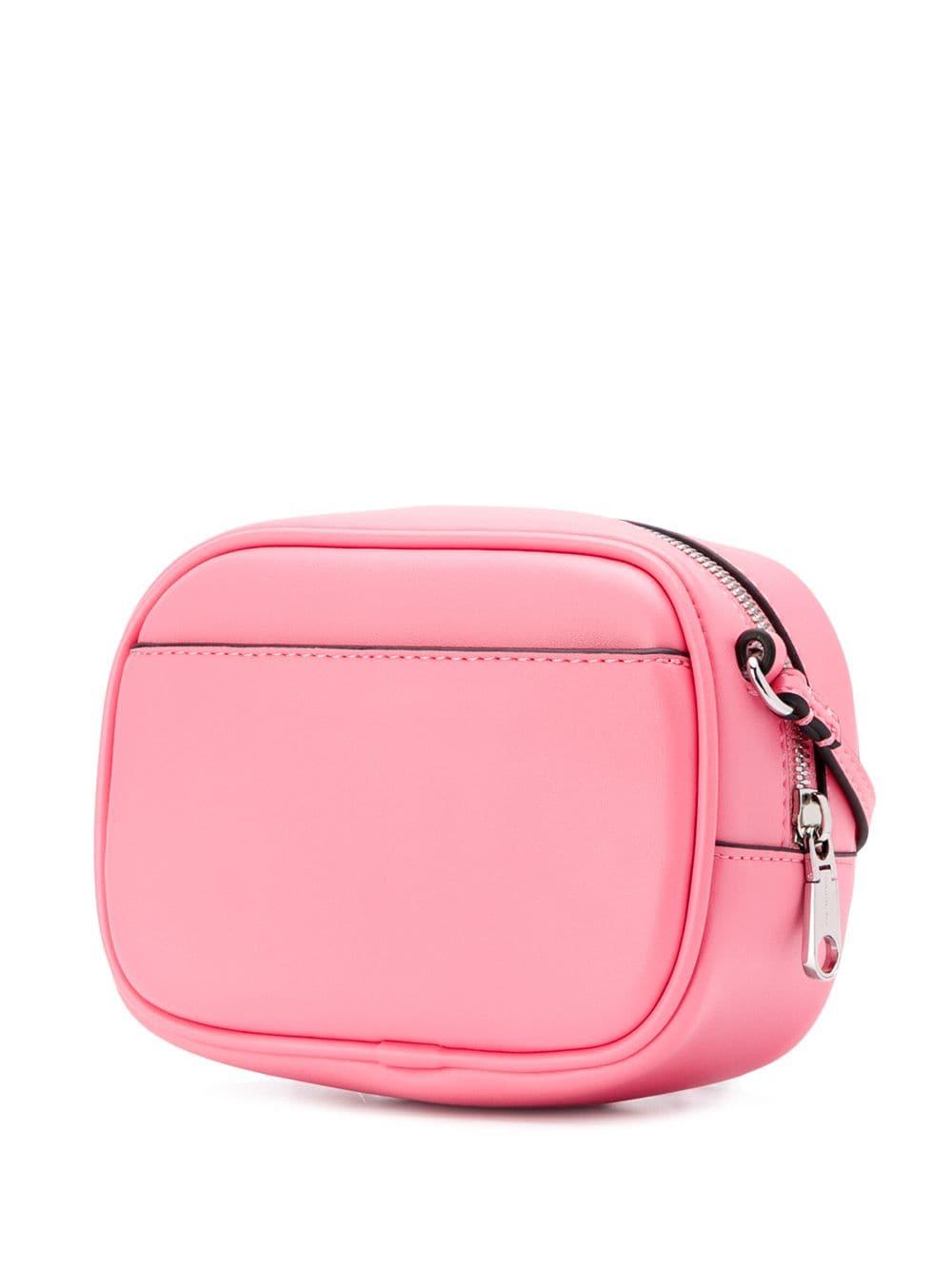 Calvin Klein Sculpted Monogram Camera Bag in Pink | Lyst