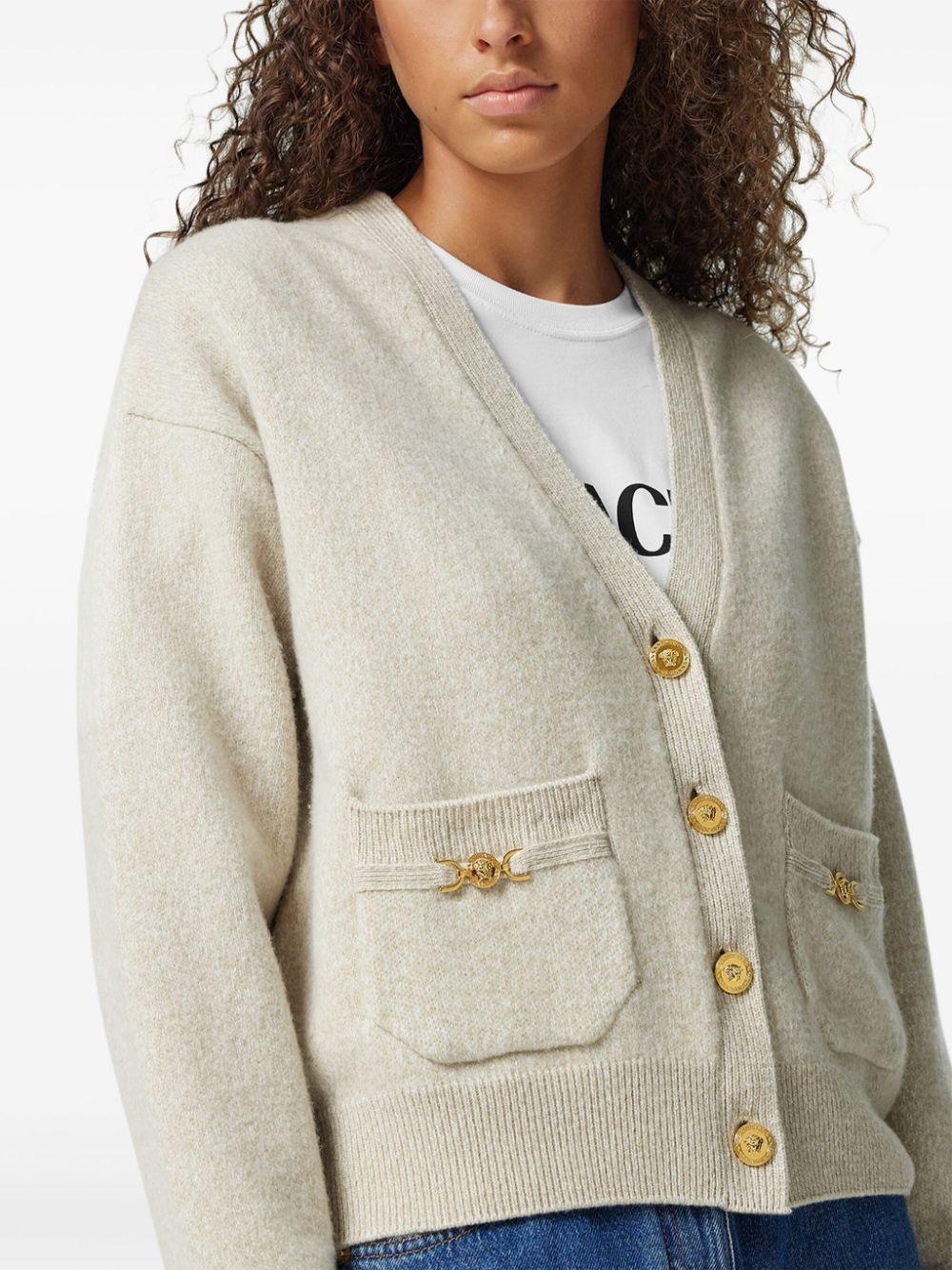 Versace メデューサ ニット アウター カーディガン Versace メデューサ ニット アウター カーディガン