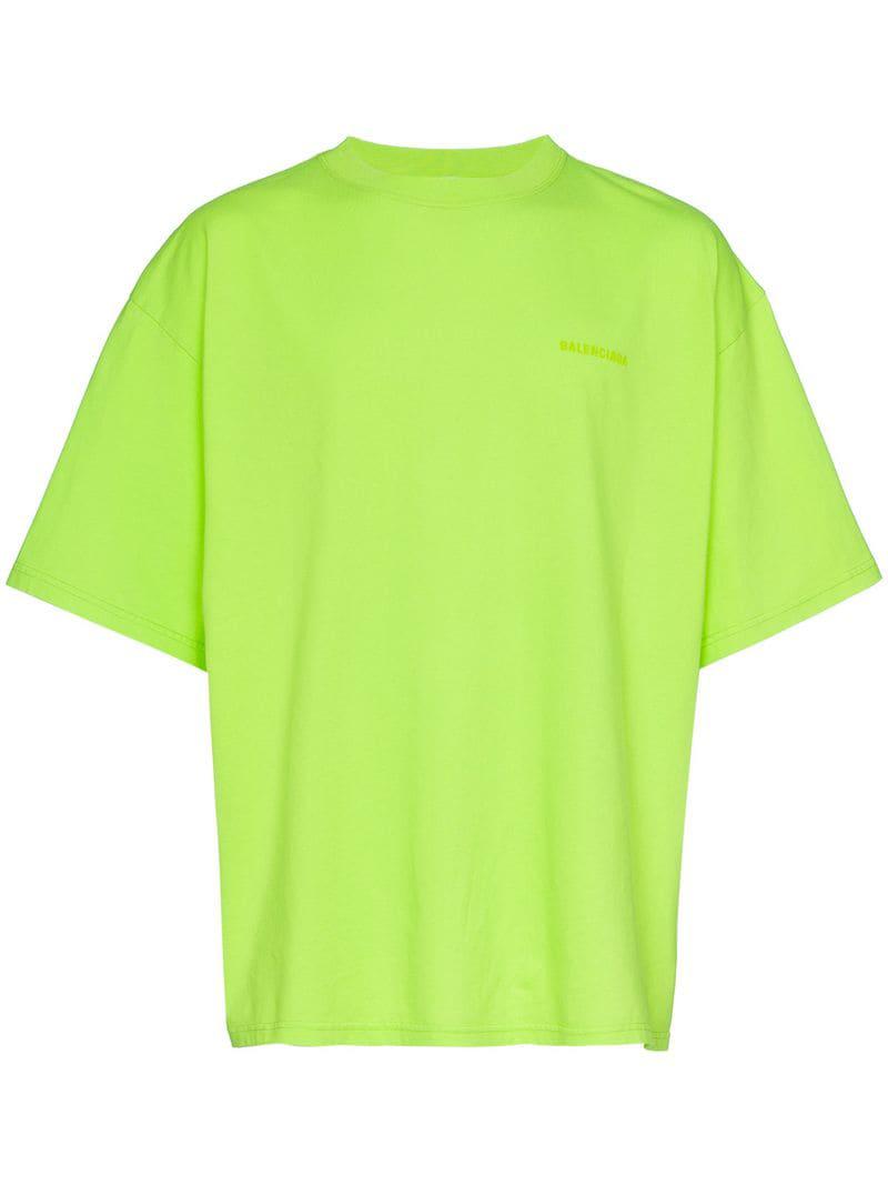 Camiseta oversize con estampado Ego Balenciaga de hombre de color Verde |  Lyst