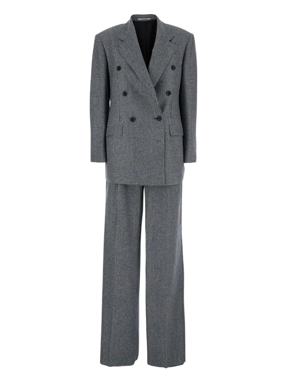 スーツ TAGLIATORE Women Suit Jackets JJASMINE10B190014G5065 Grey Tagliatore single-breasted Blazer | Grey | FARFETCH