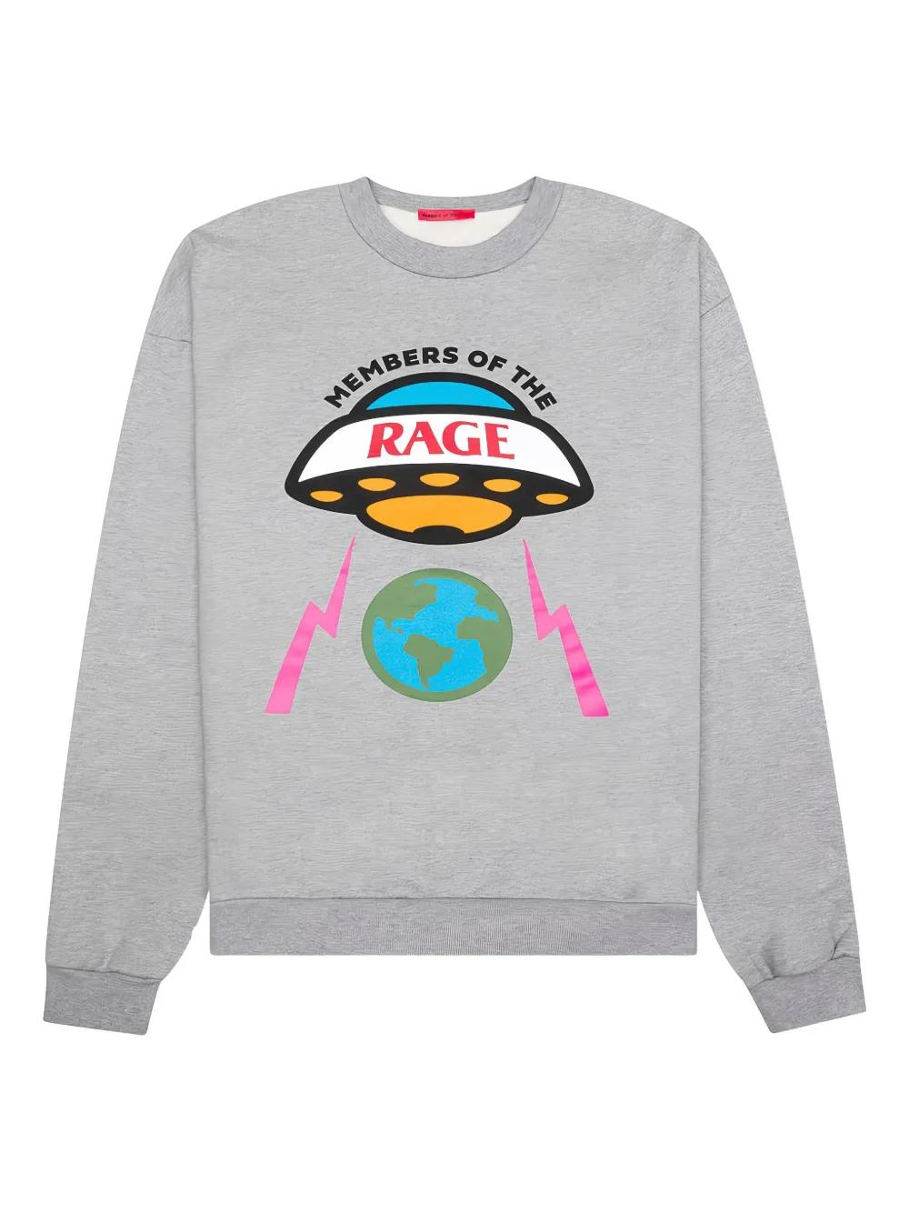 【関税込み】Members of the Rage スウェットシャツ MEMBERS OF THE RAGE グラフィック スウェットシャツ | レッド