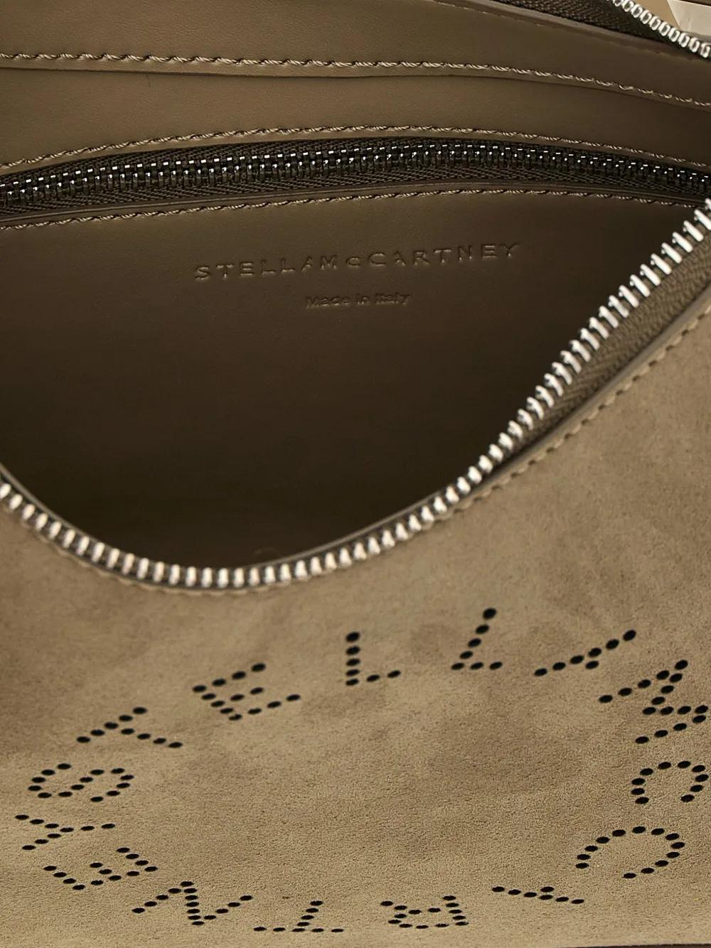 ショルダーバッグ・ポシェット Stella Mccartney Large Khaki Hobo Bag With Logo Women Khaki Logo Slouchy Large Hobo Bag | Stella McCartney US