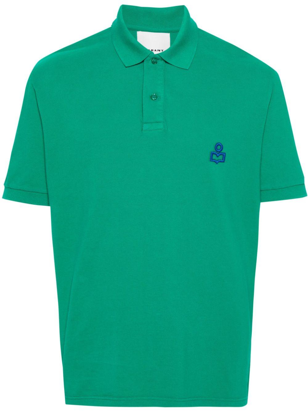 green designer polo shirt