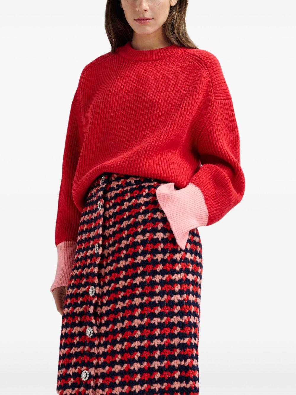 Essentiel Antwerp レディース レッド Grim ツイード スカート スカート