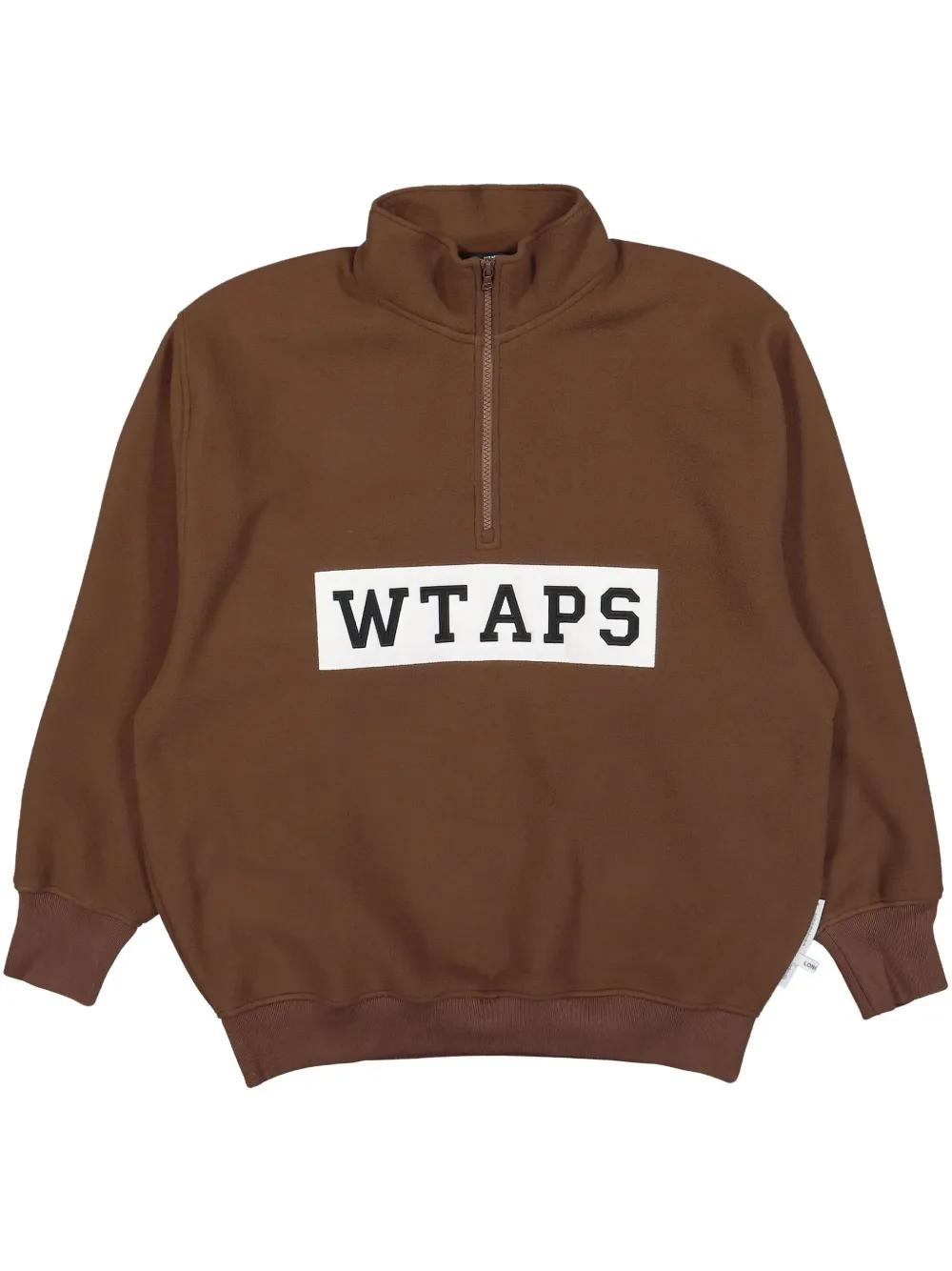 WTAPS ACADEMY SWEATER ビッグロゴ スウェット ブラウン WTAPS 【期間限定特別価格】 新品 ダブルタップス 24SS ACADEMY