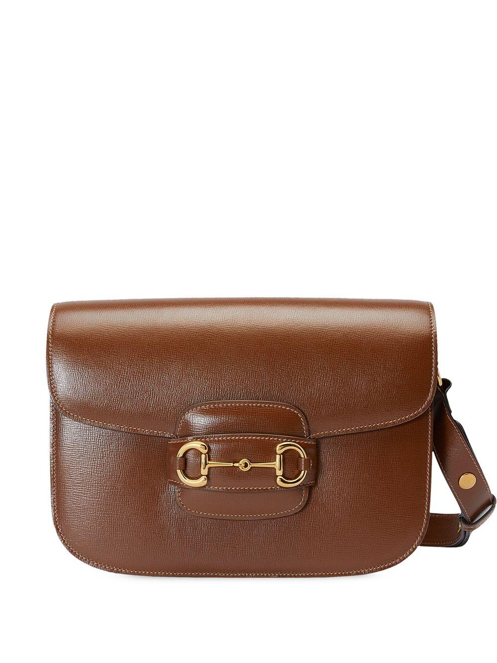 Gucci Leather 1955 Horsebit Shoulder Bag in Chocolate (Brown) Lyst