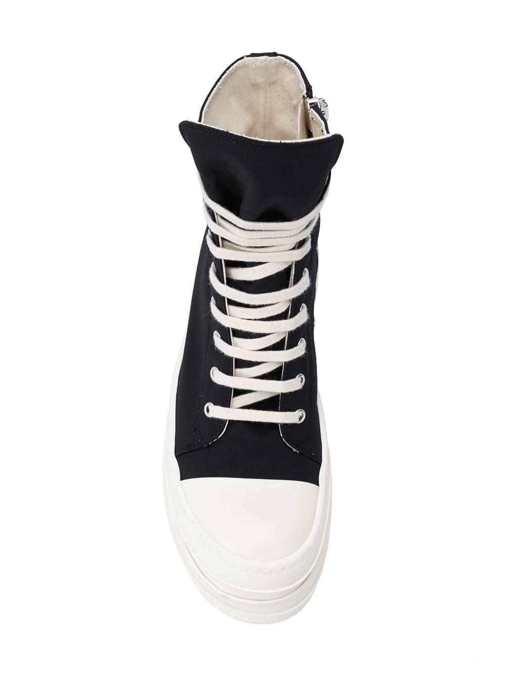 Rick Owens DRKSHDW Platform Sneakers in Black | Lyst