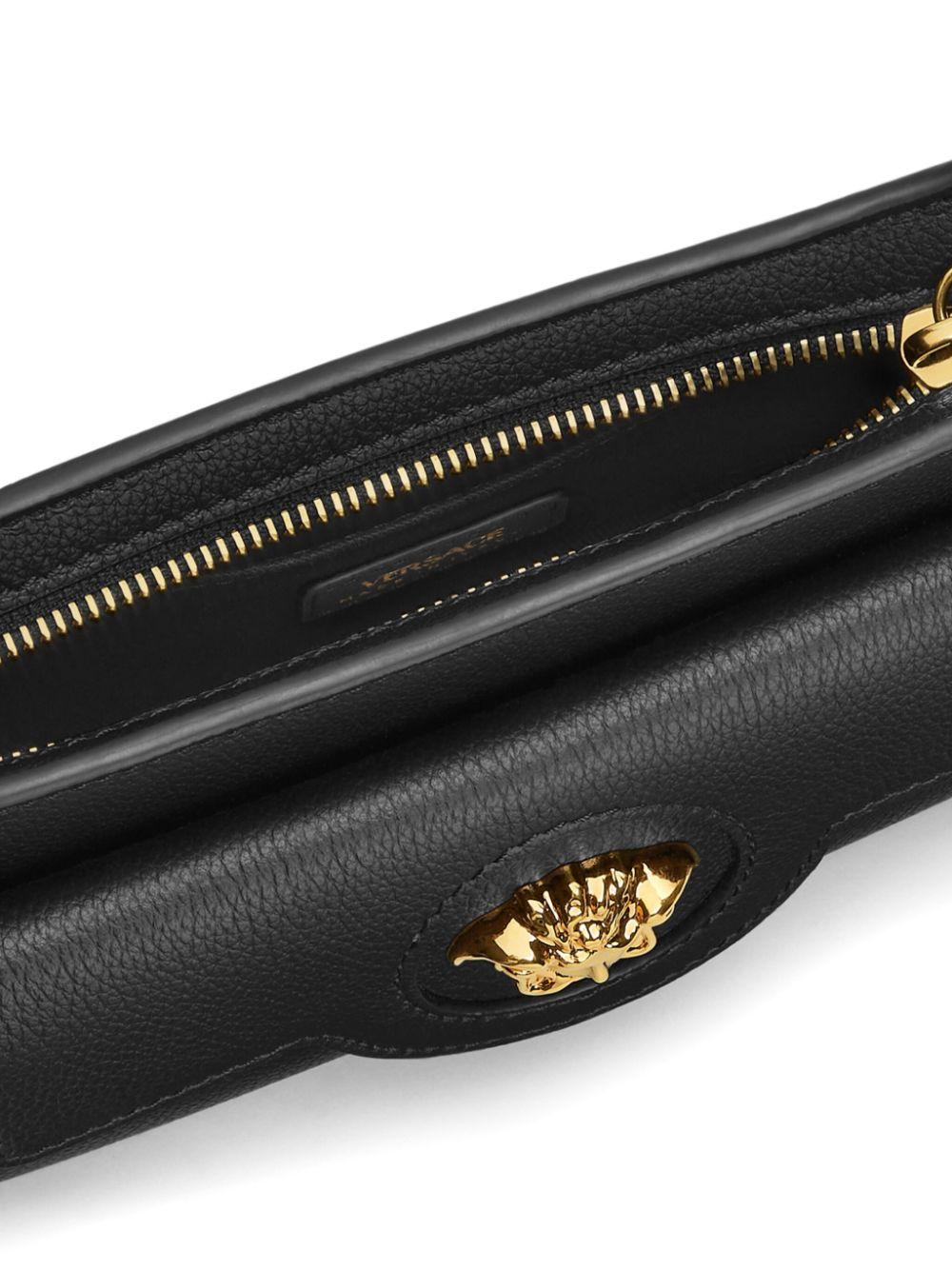 Versace レディース ブラック ラ メドゥーサ ショルダーバッグ 