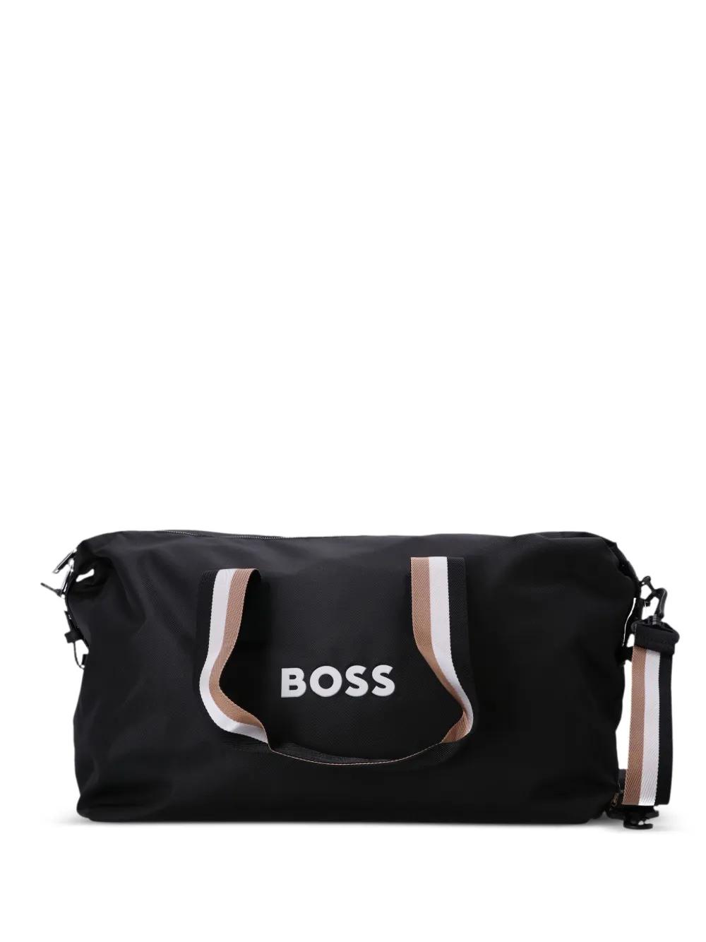 メンズ BOSS ロゴ ダッフルバッグ ブラック | Lyst