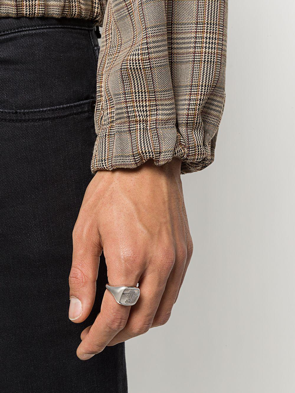 Vivienne Westwood Engraved Orb Logo Ring for Men | Lyst