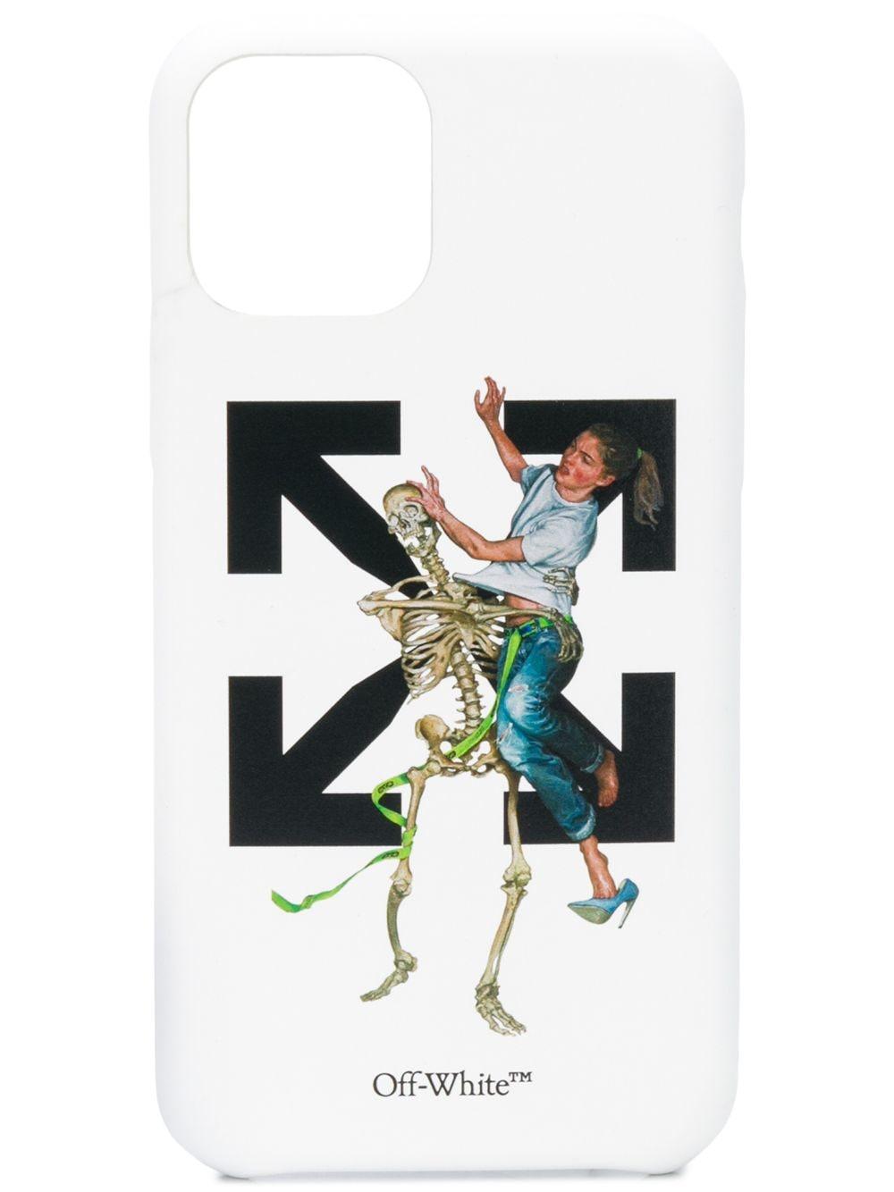 Off-White c/o Virgil Abloh Denim 'Pascal Skeleton' iPhone 11-Hülle in Weiß  für Herren - Lyst