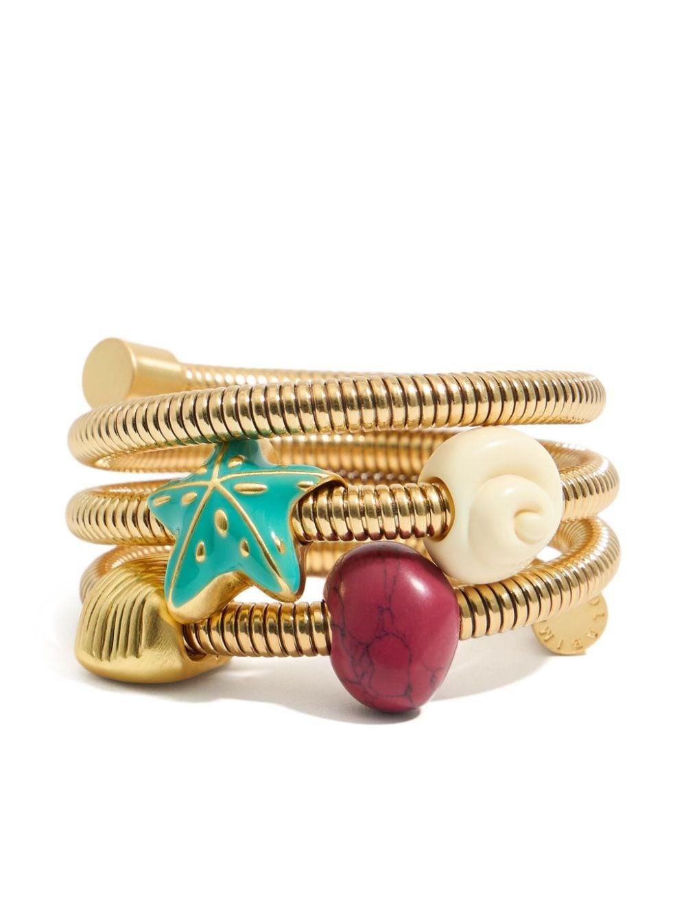 Pulsera con aplique de concha Bimba Y Lola de color Metalico Lyst