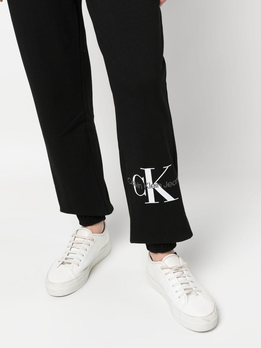 Calvin Klein Logo-print Track Pants in Black | Lyst