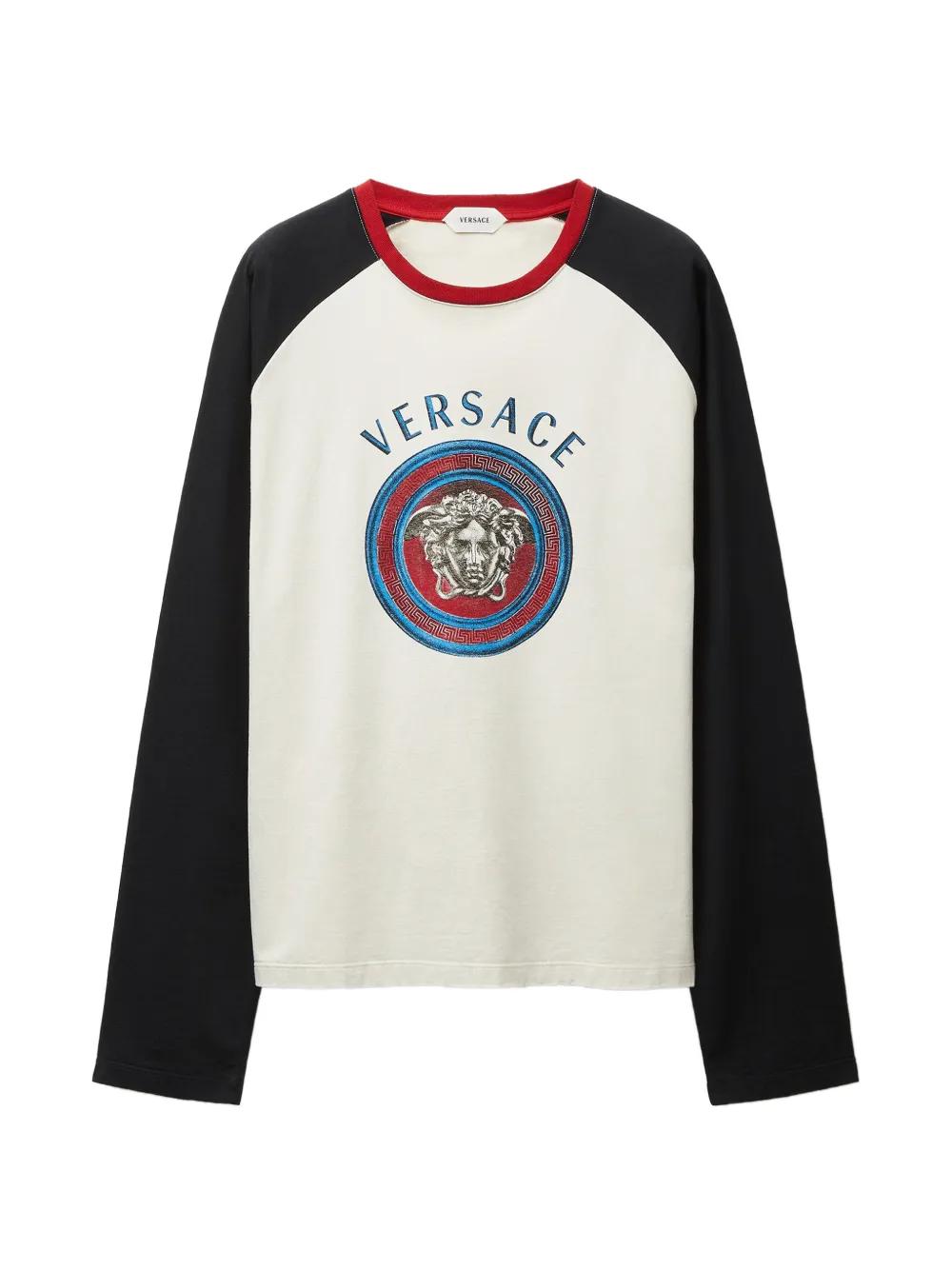 VERSACE メデューサ ビッグロゴ ロンT 長袖Tシャツ 2514 VERSACE メデューサ ビッグロゴ ロンT 長袖Tシャツ 2514 Versace