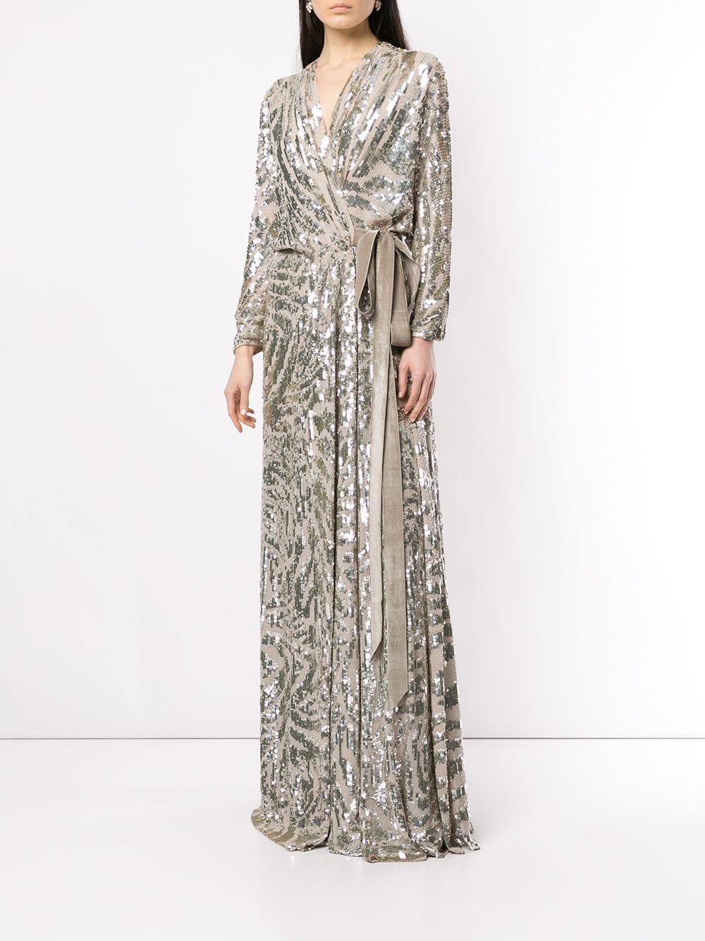 floor length sequin gown