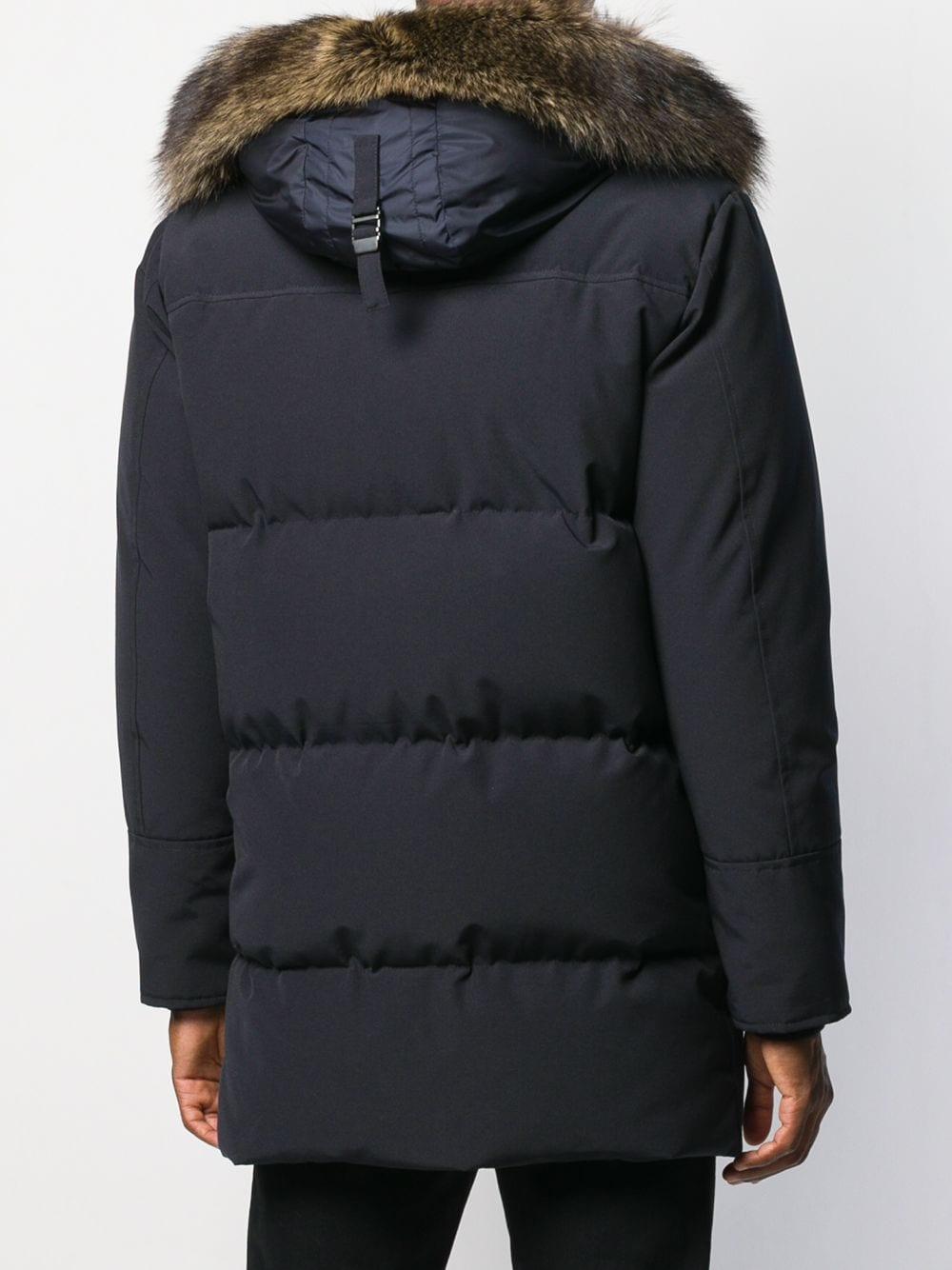 Moncler Synthetic Pola Parka Coat in Blue for Men | Lyst Canada