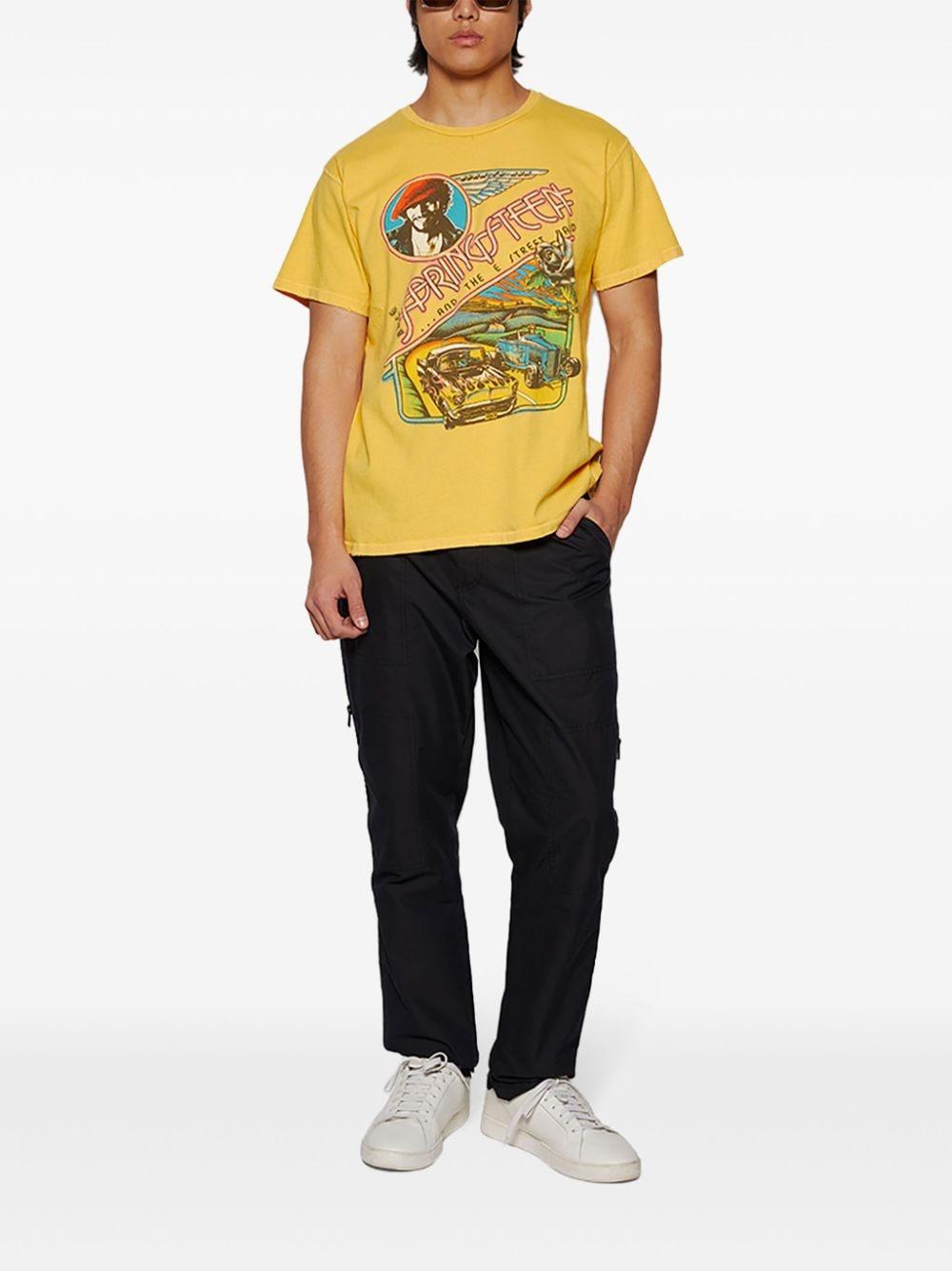 MadeWorn Bruce Springsteen Cotton T-Shirt in Yellow for Men | Lyst