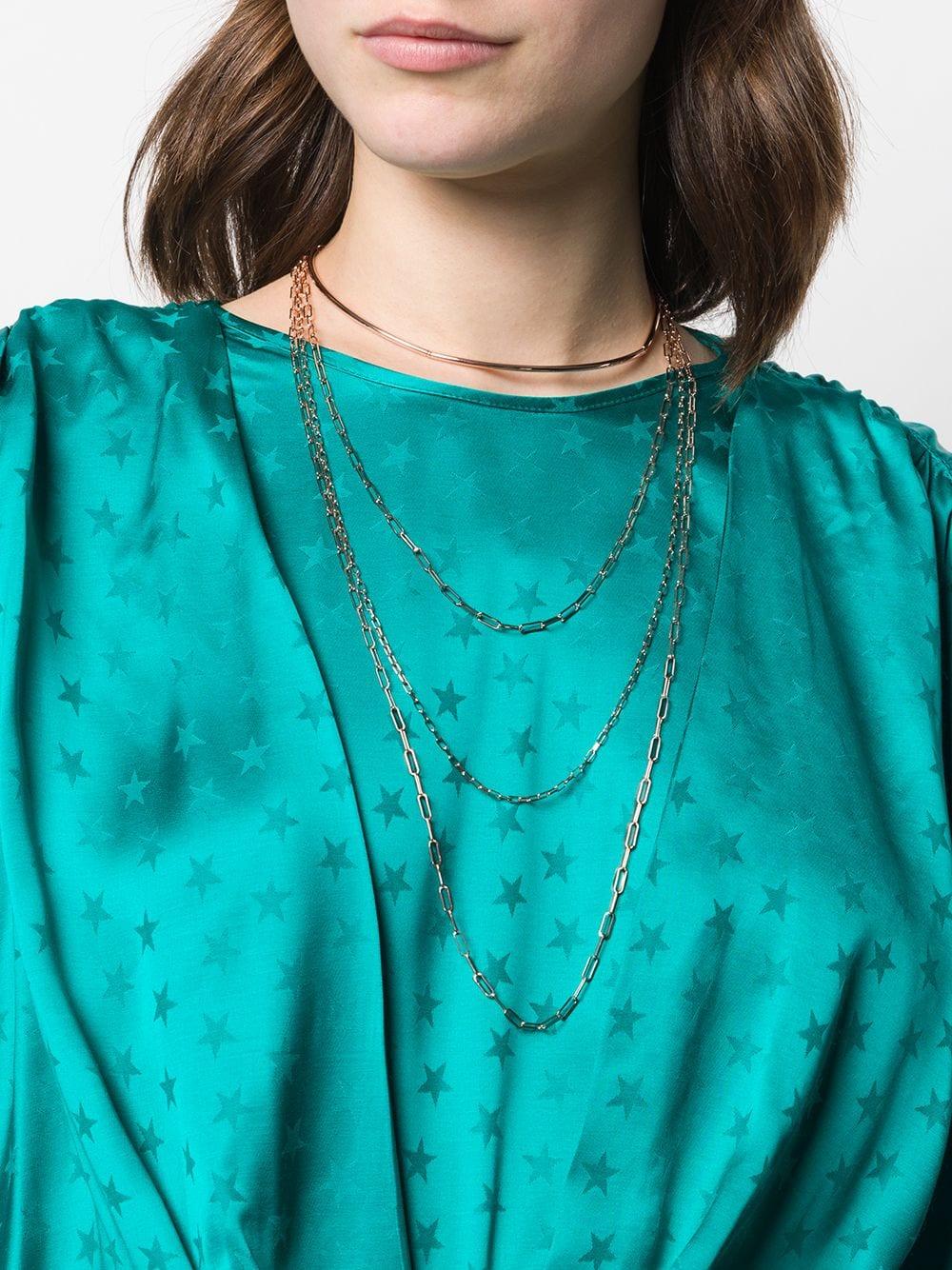 Isabel Marant Multichain Necklace in Pink Lyst
