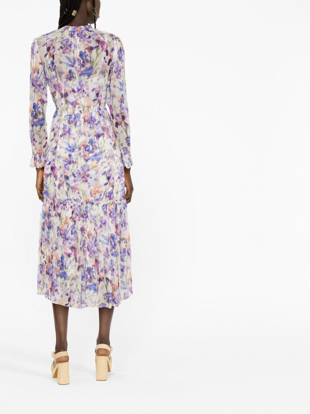 zimmermann tama iris-print midi-dress