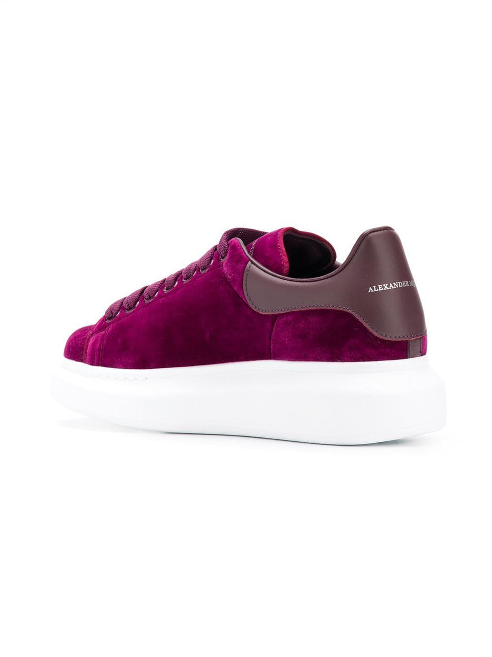 purple alexander mcqueen sneakers