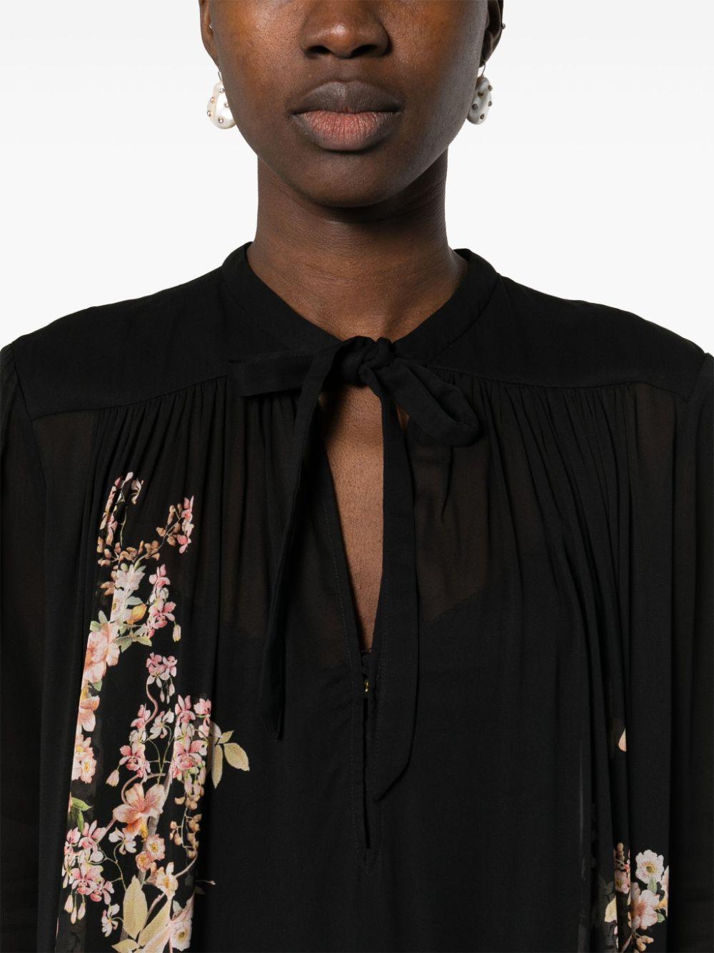Zimmermann レディース ブラック Natura Latern ミニドレス ワンピース