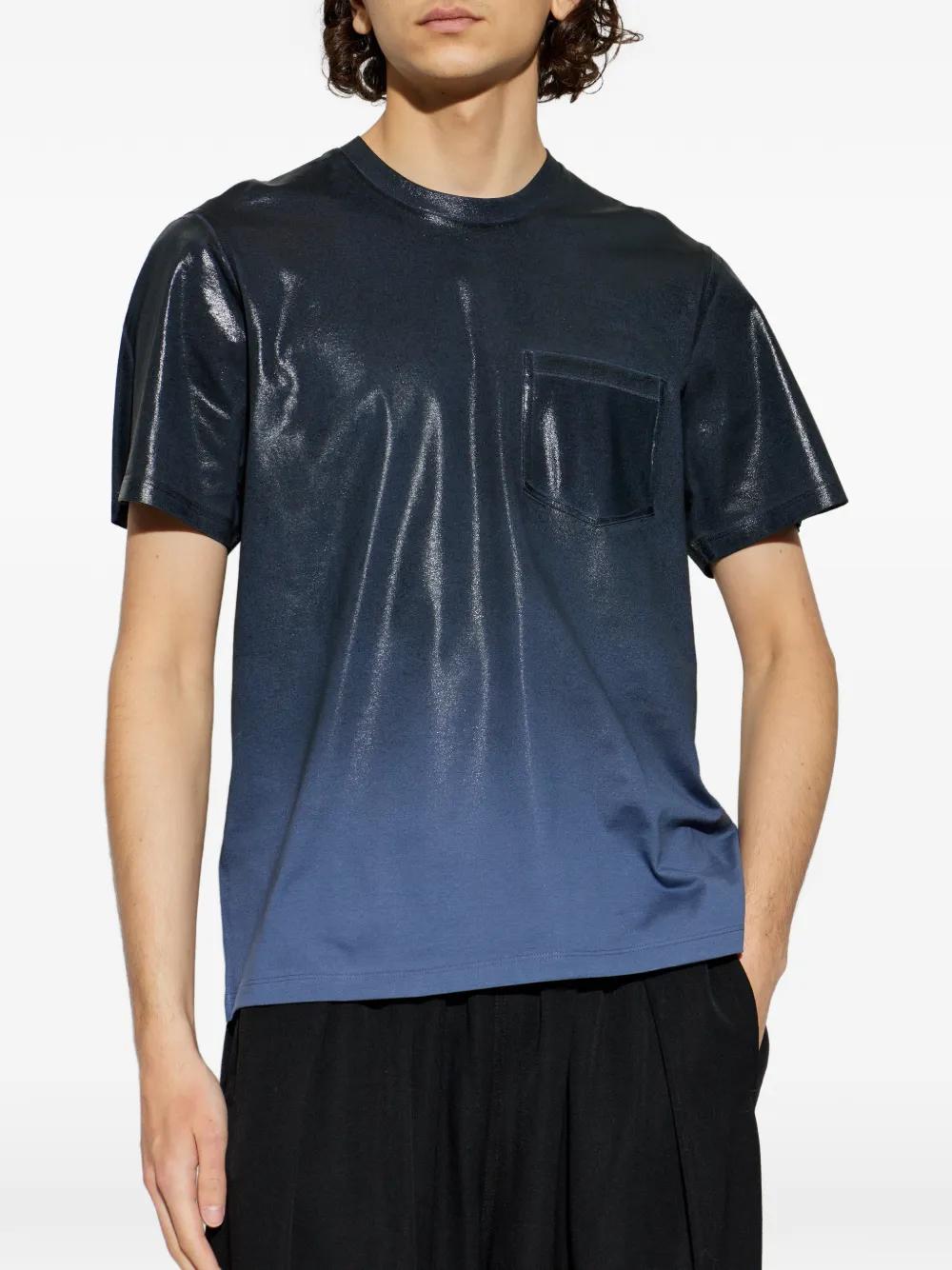 Maison Margiela Chest-Pocket T-Shirt in Blue for Men | Lyst