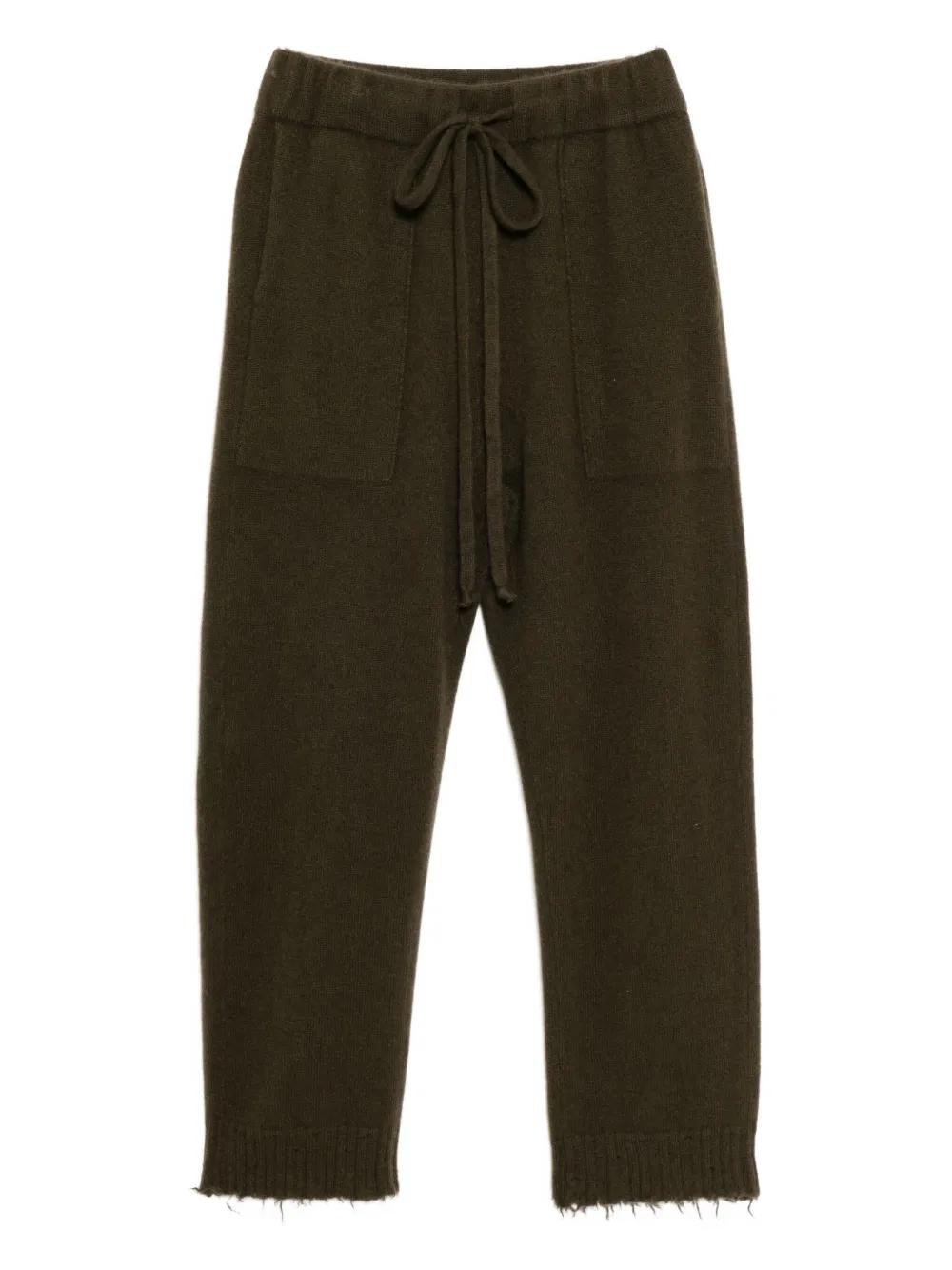 パンツ UMA WANG Woman Pants Green UP3011 UW087 Uma Wang Straight-leg pants for Women | Online Sale up to 45