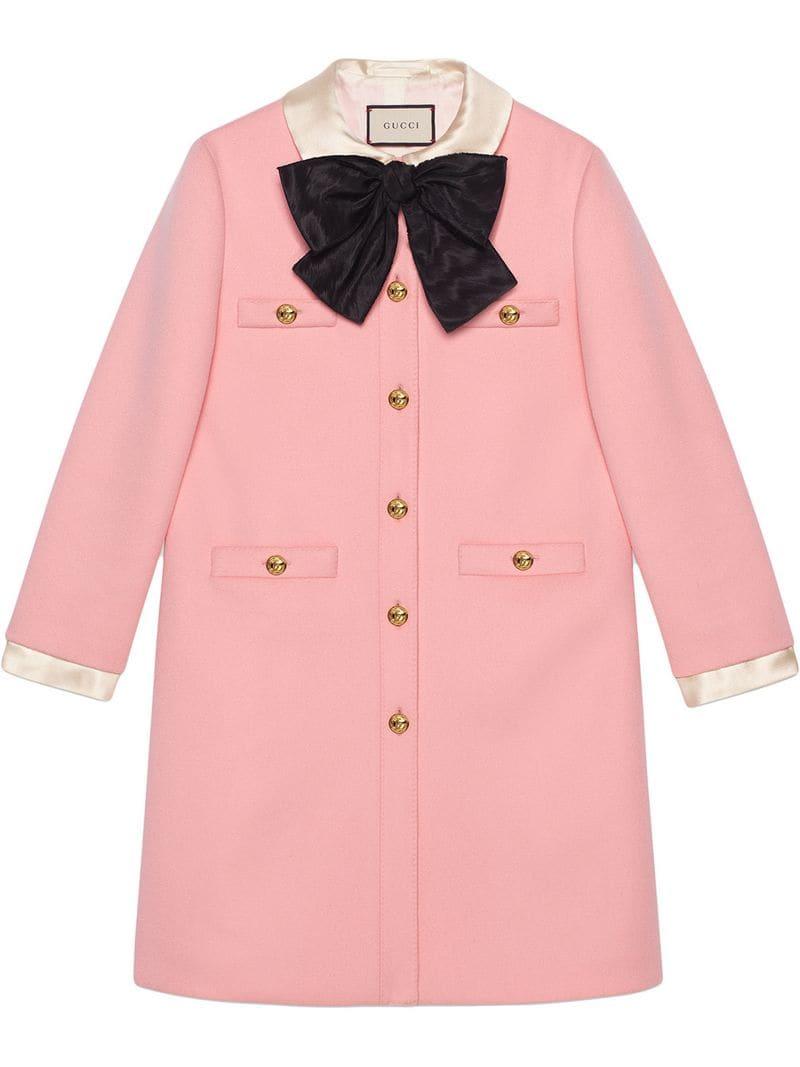 gucci pink coat
