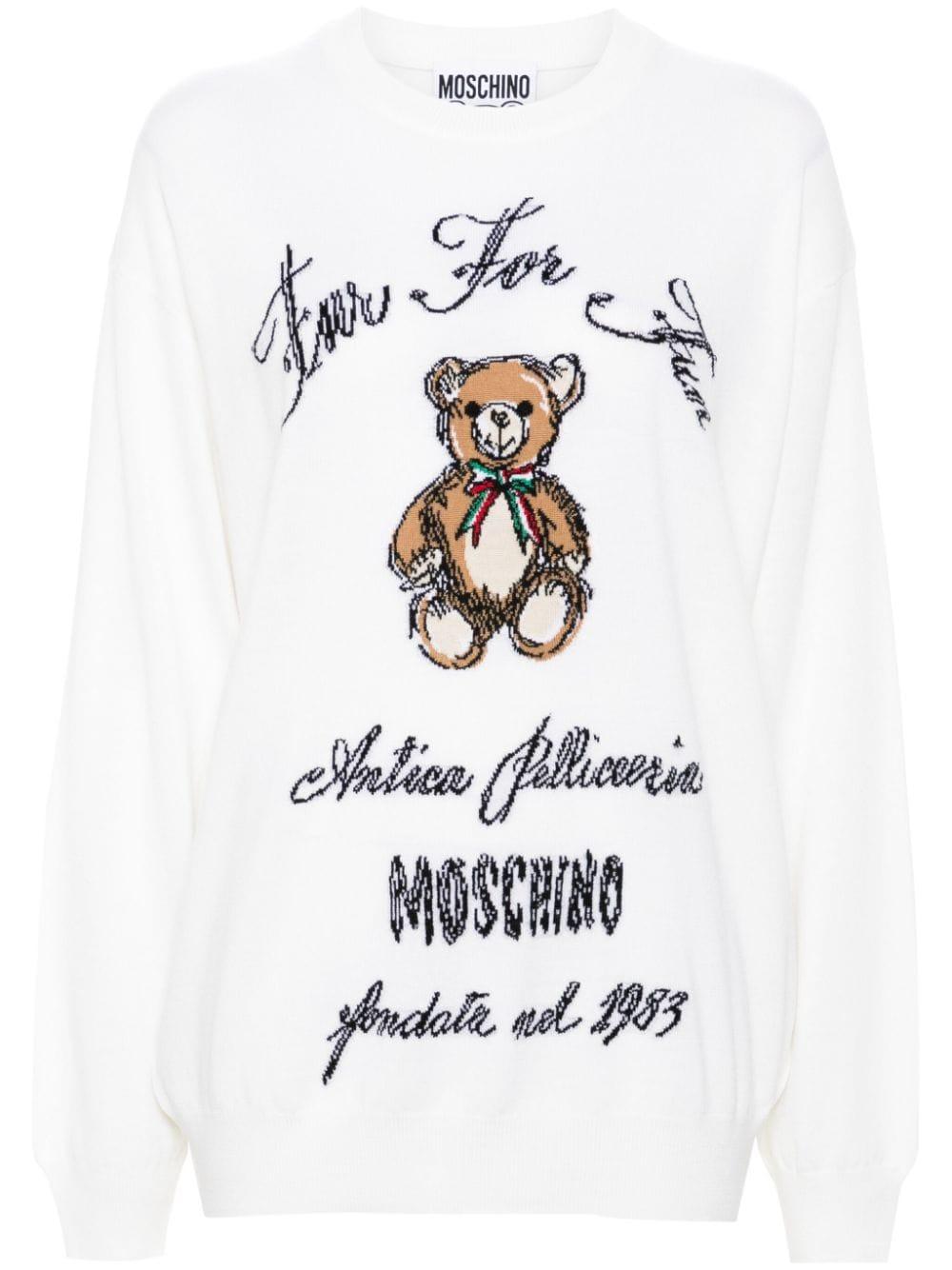 Maglione moschino con orso deals