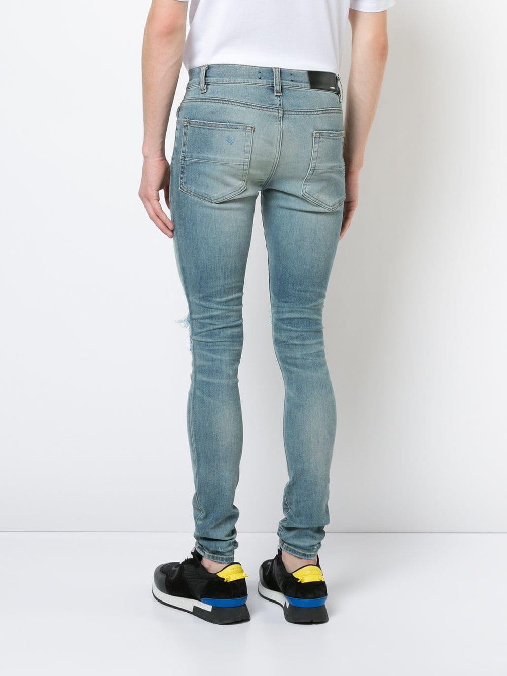 Amiri Denim Thrasher Jeans in Blue for Men - Lyst