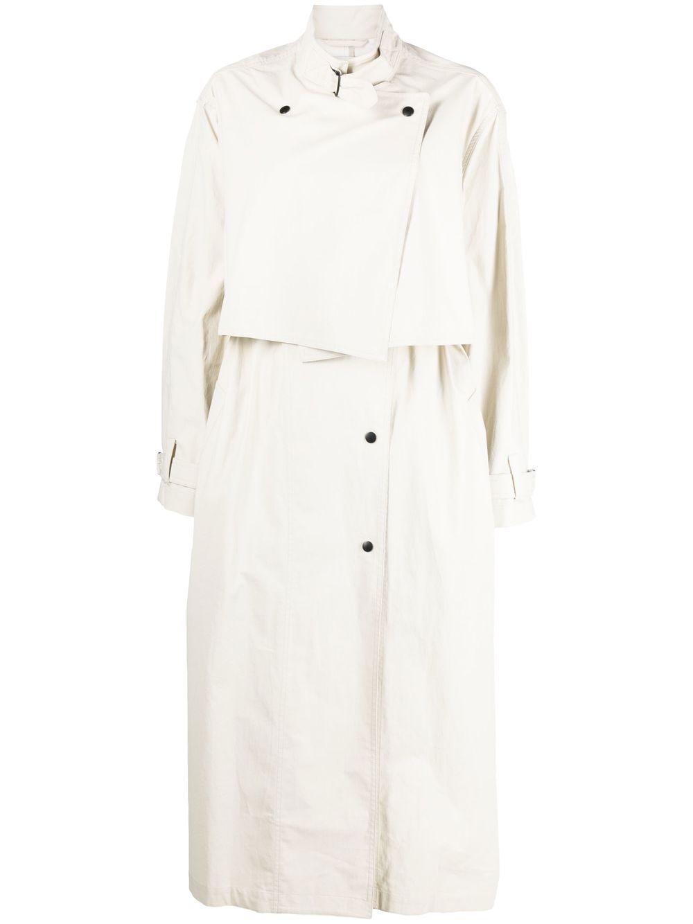 Isabel Marant Crisley Trench Coat in White | Lyst