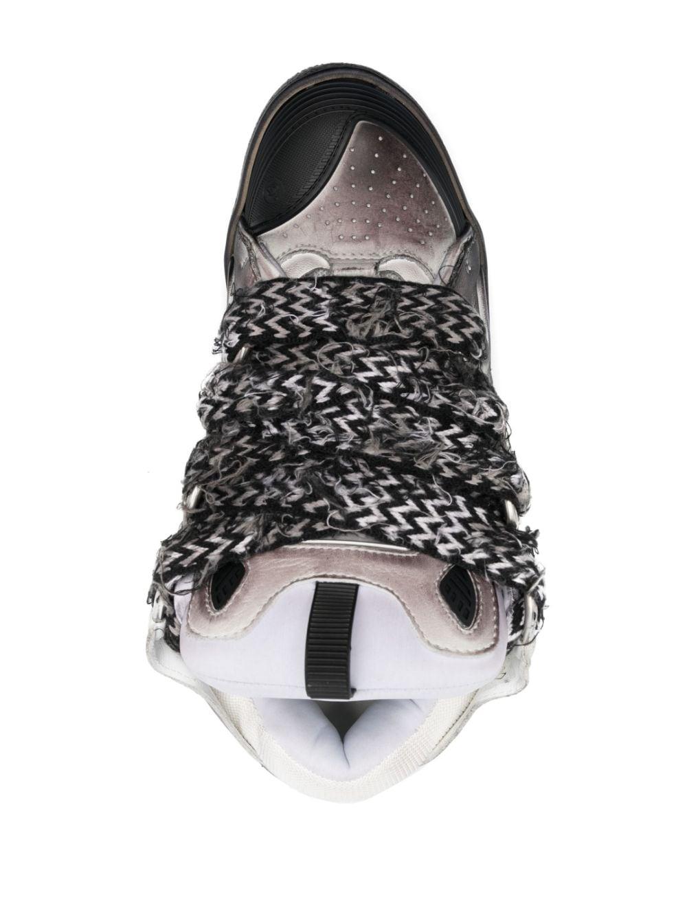 Lanvin X Antonioli Curb Sneakers in Black for Men