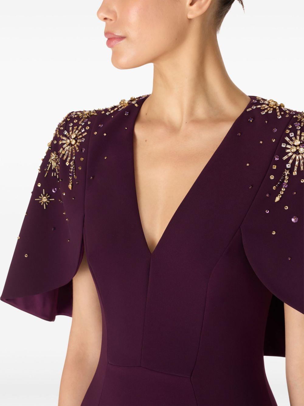Jenny Packham レディース パープル Zeya スパンコールトリム Jenny Packham レディース パープル Zeya スパンコールトリム
