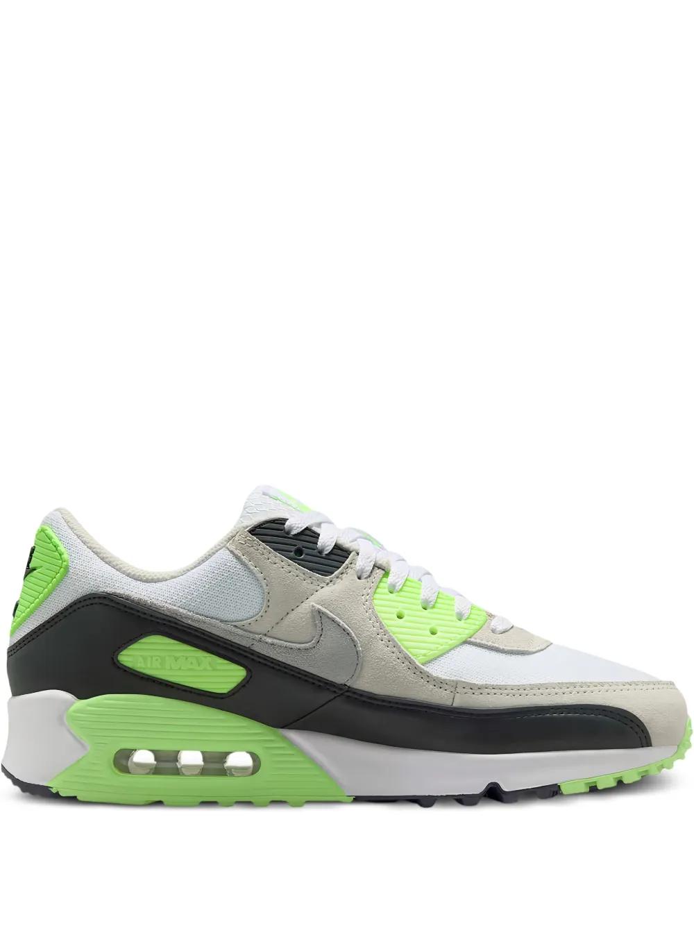 Grey Air Max 90 Gris Con Verde Nike Sportswear Air Max 90 PRM Iron