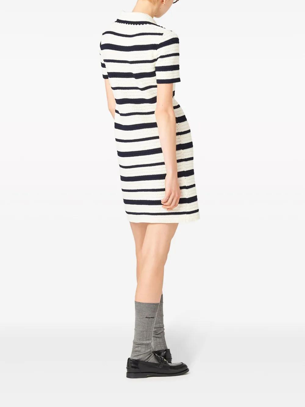 【MIU MIU】BIG Sale★COTTON POLO ドレス Miu Miu Cotton Polo Dress in Blue | Lyst