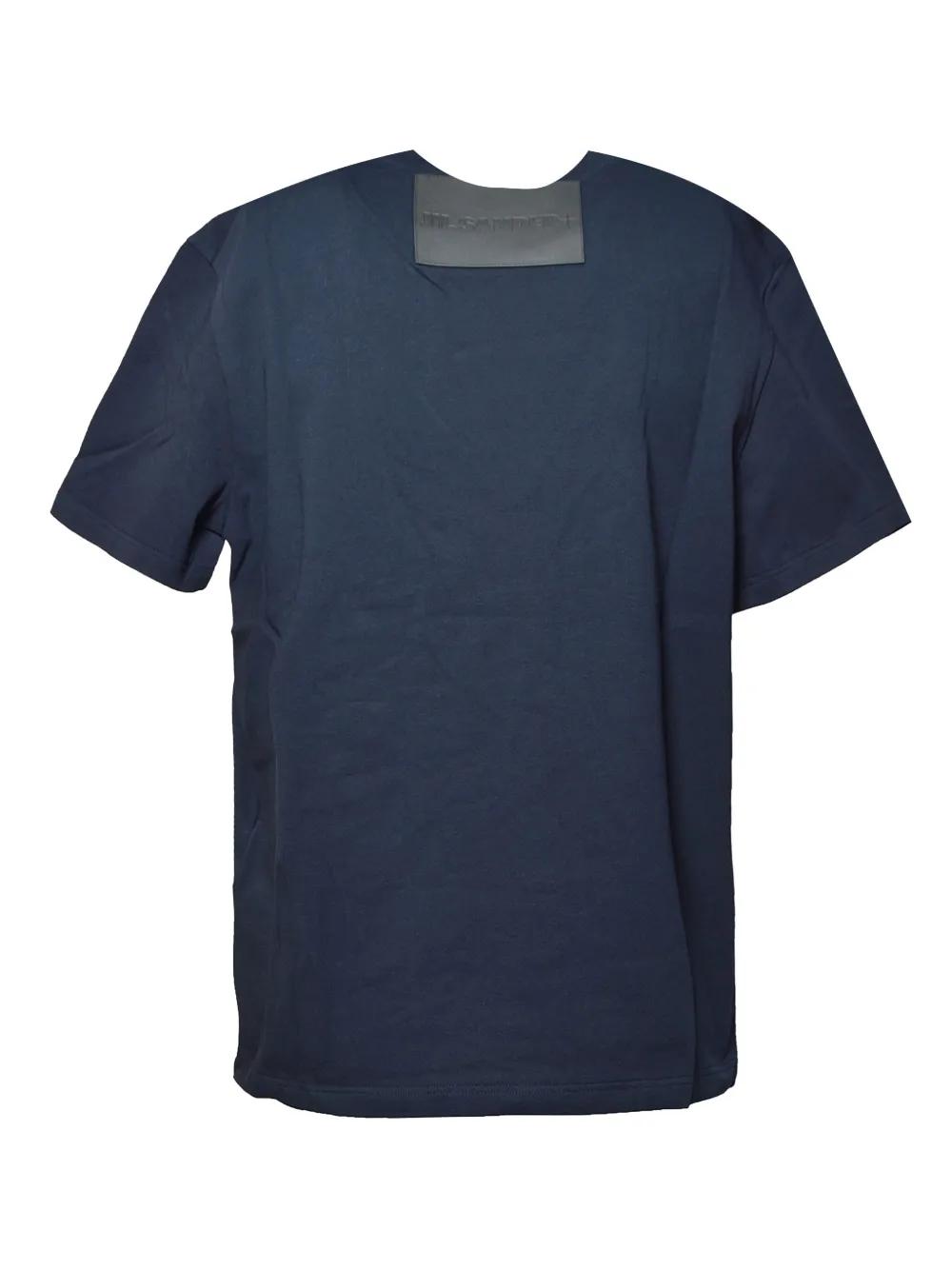 【関税&送料込】Jil Sander Navy Blue Oversize T-Shirt Buy Jil Sander men navy blue cotton t-shirt for $310 online