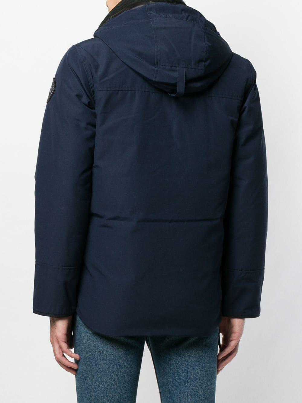 Canada Goose Goose Patch Pockets Rain Jacket in Blue for Men Lyst