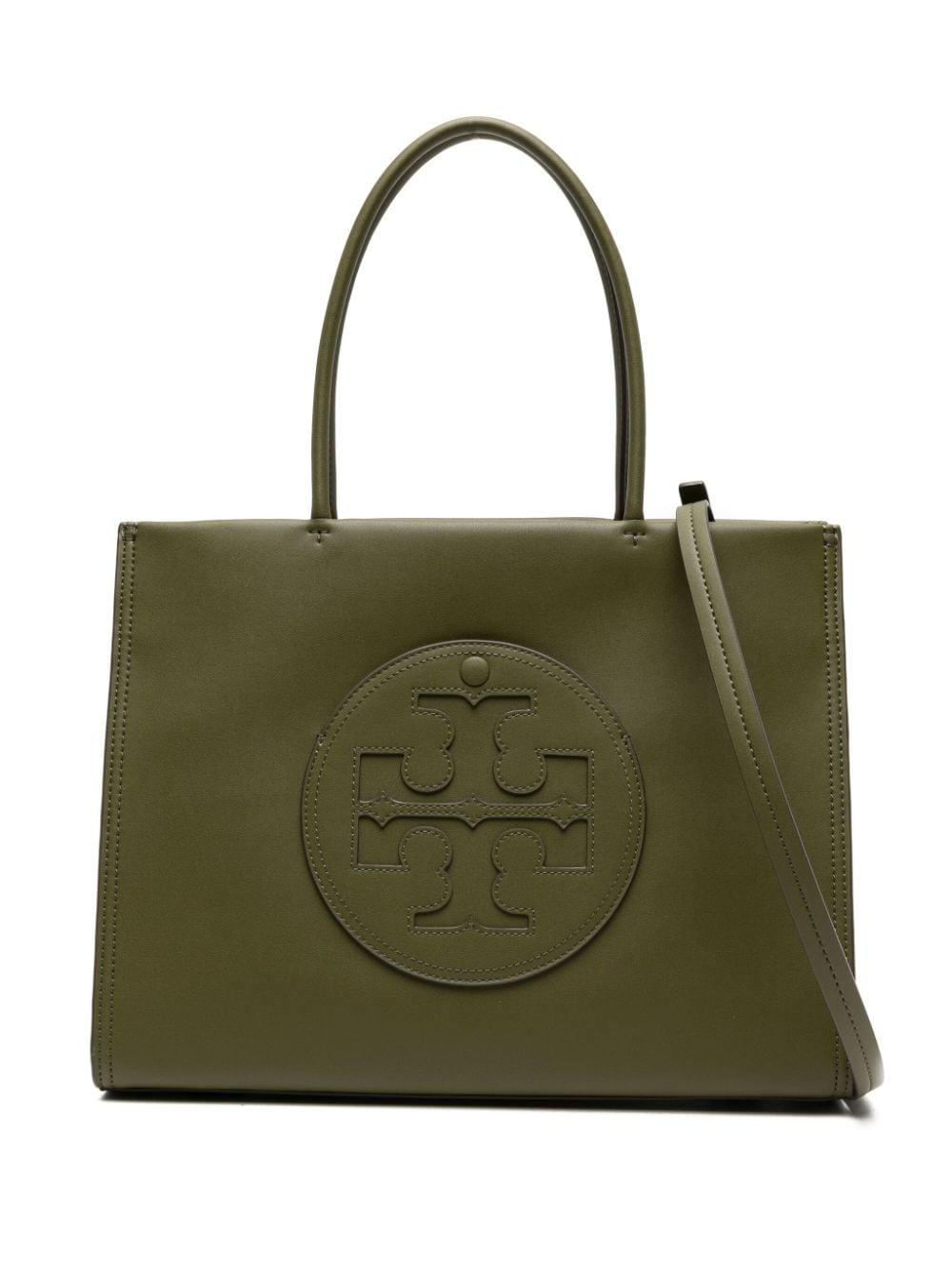 Tory Burch Logo patch Tote Bag in Green Lyst