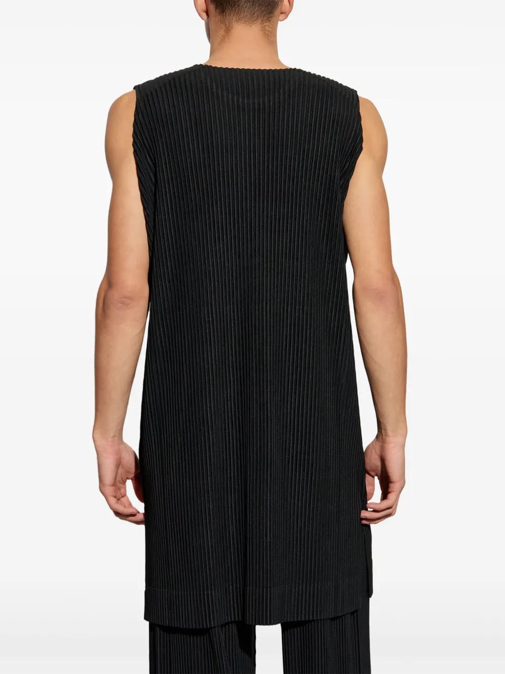 ISSEY MIYAKE HOMME PLISSE ベスト タンクトップ 黒