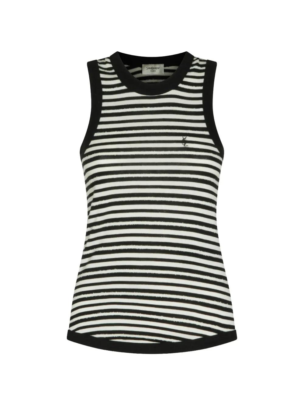 Women's Saint Laurent Sleeveless and tank tops | Lyst