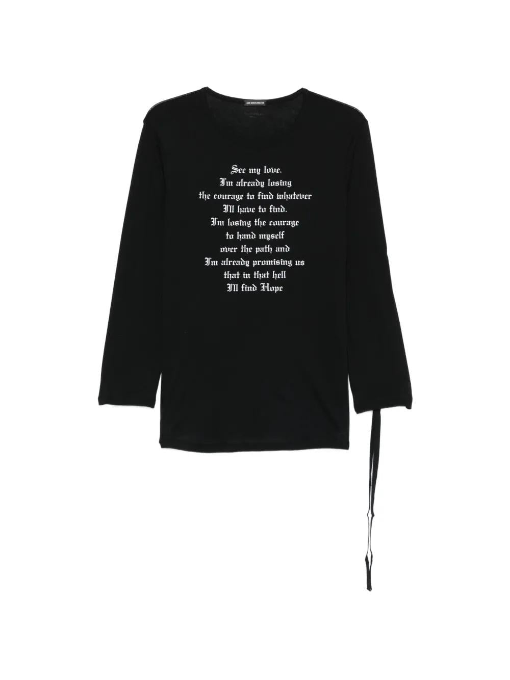 Ann Demeulemeester Long-sleeve t-shirts for Men | Online Sale up