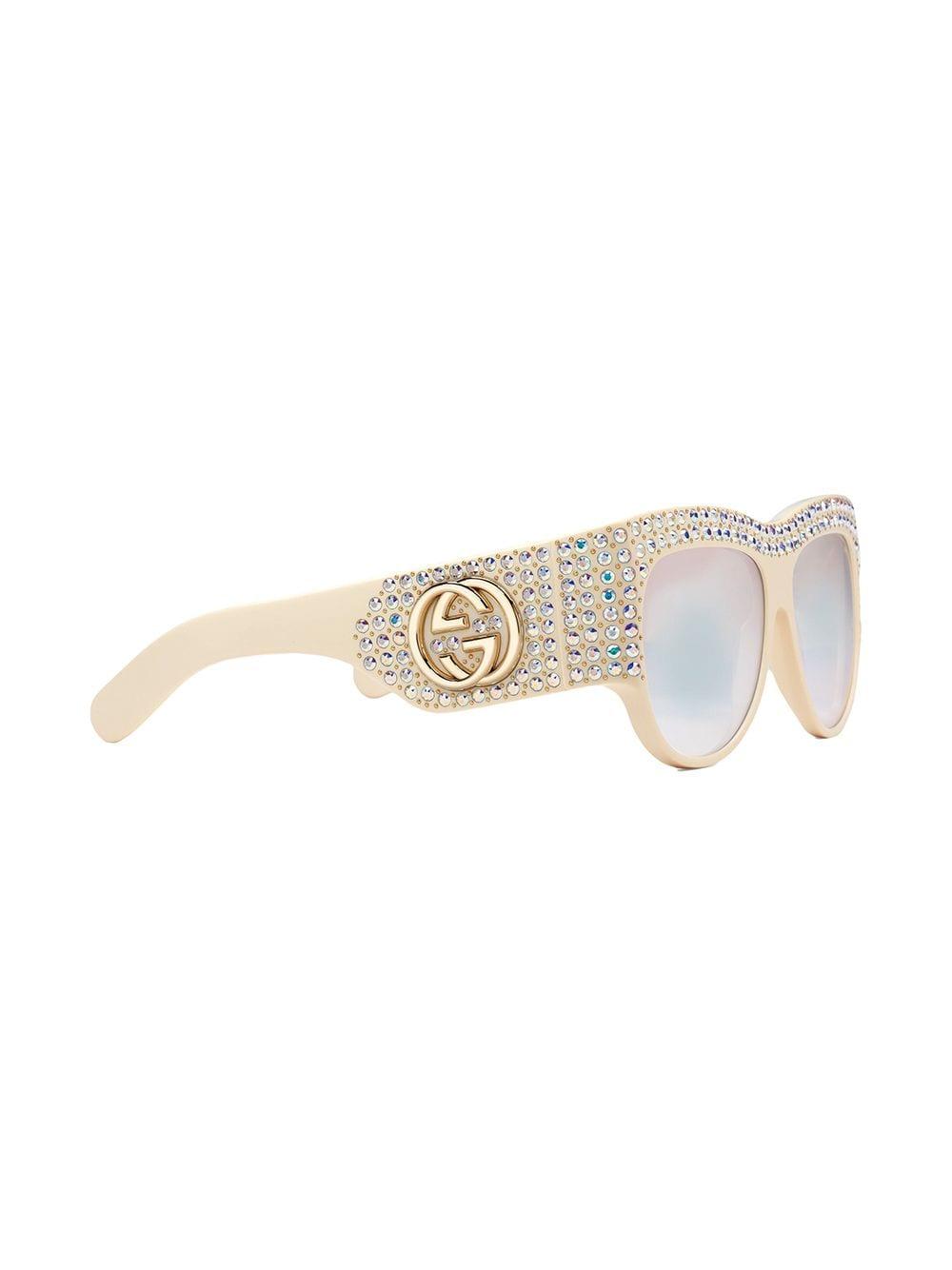 gucci sunglasses with swarovski crystals