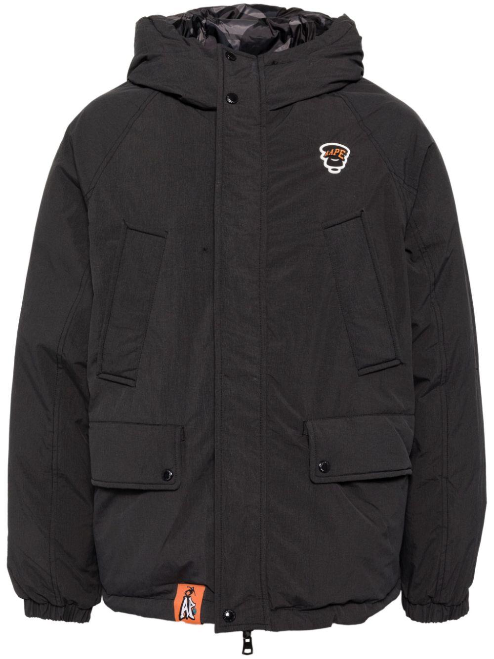 AAPE BY A BATHING APE ダウンジャケット ブラック