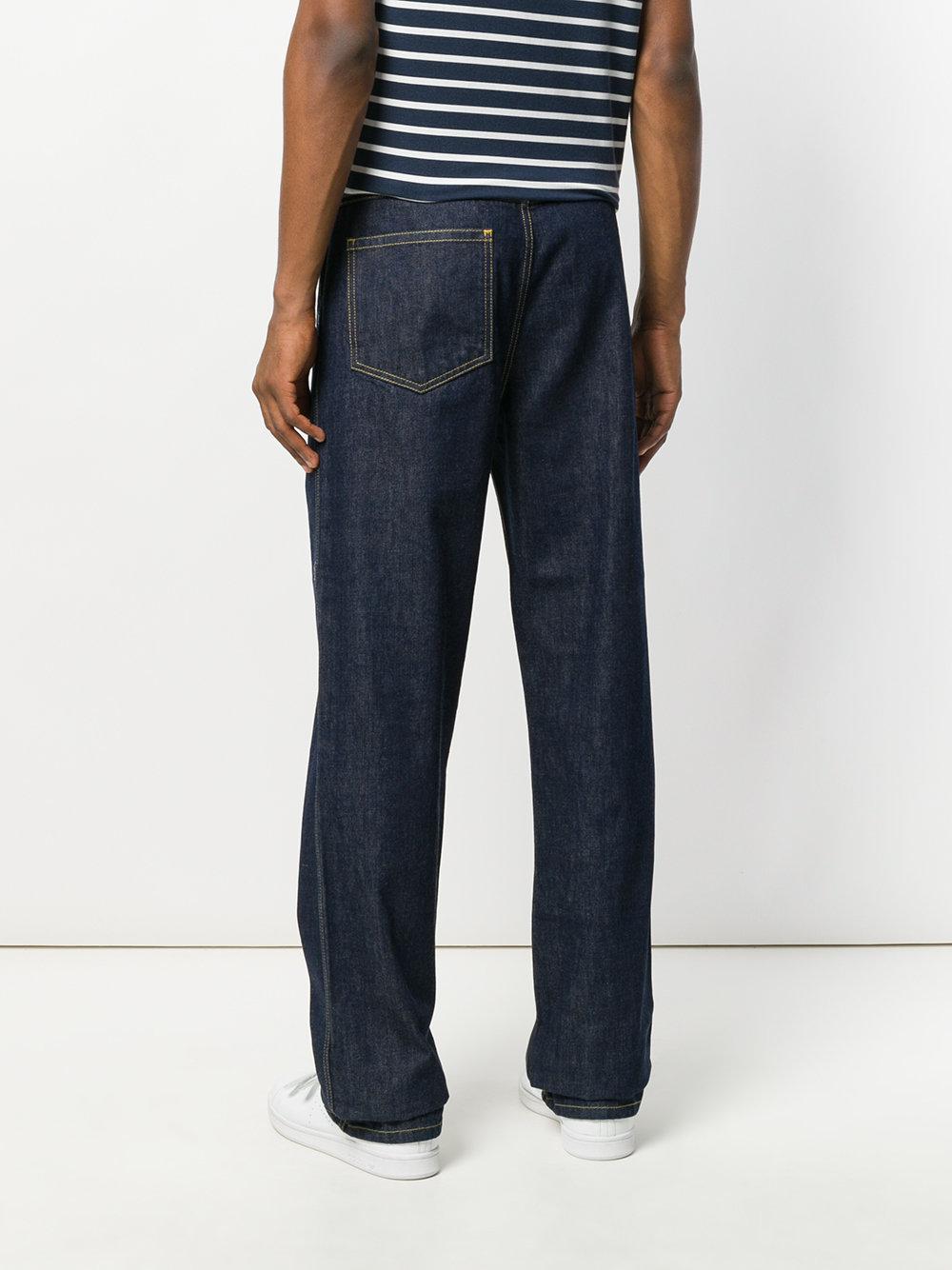 CALVIN KLEIN 205W39NYC Denim Bootcut Jeans in Blue for Men - Lyst