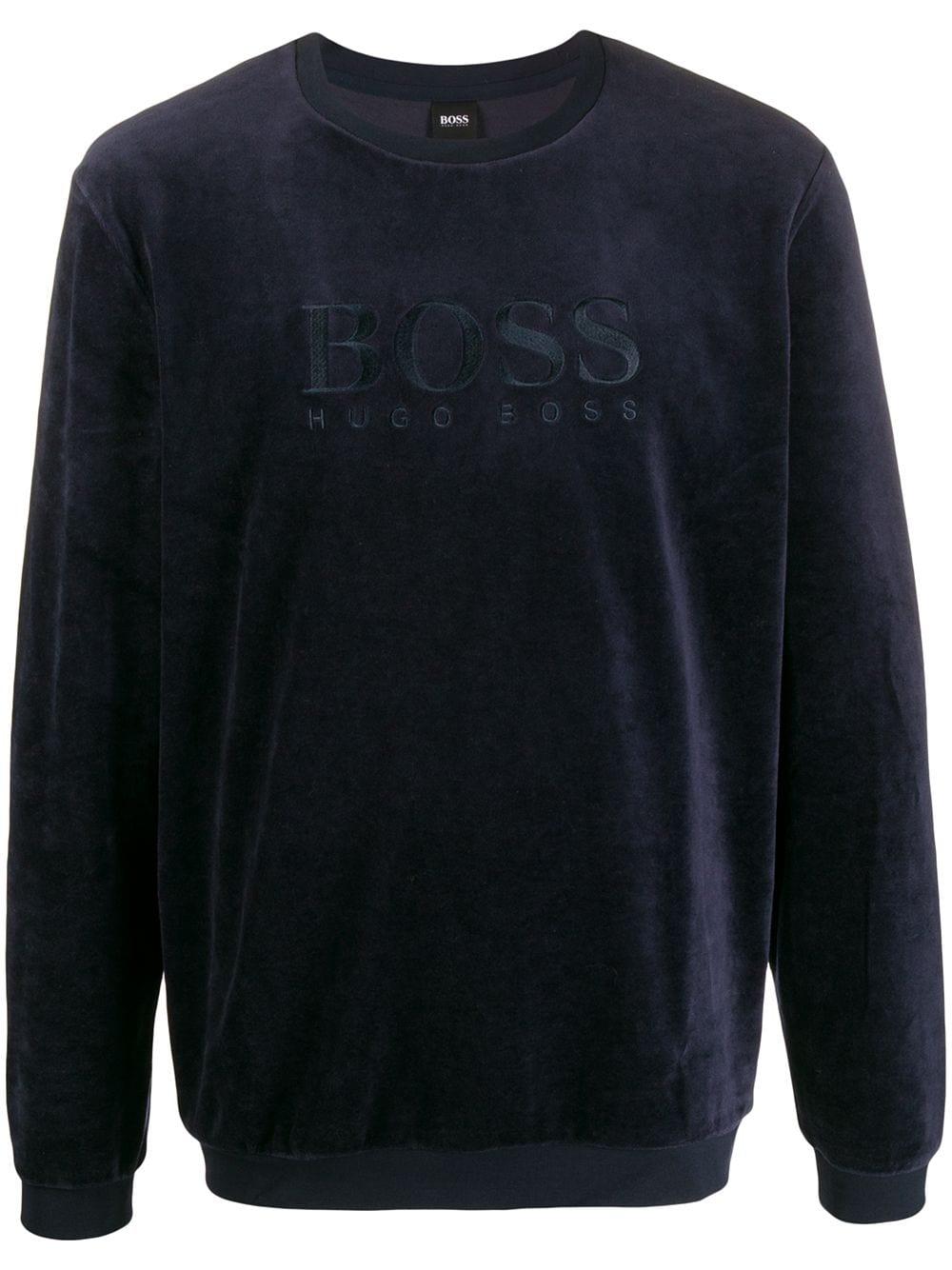hugo boss velvet jumper