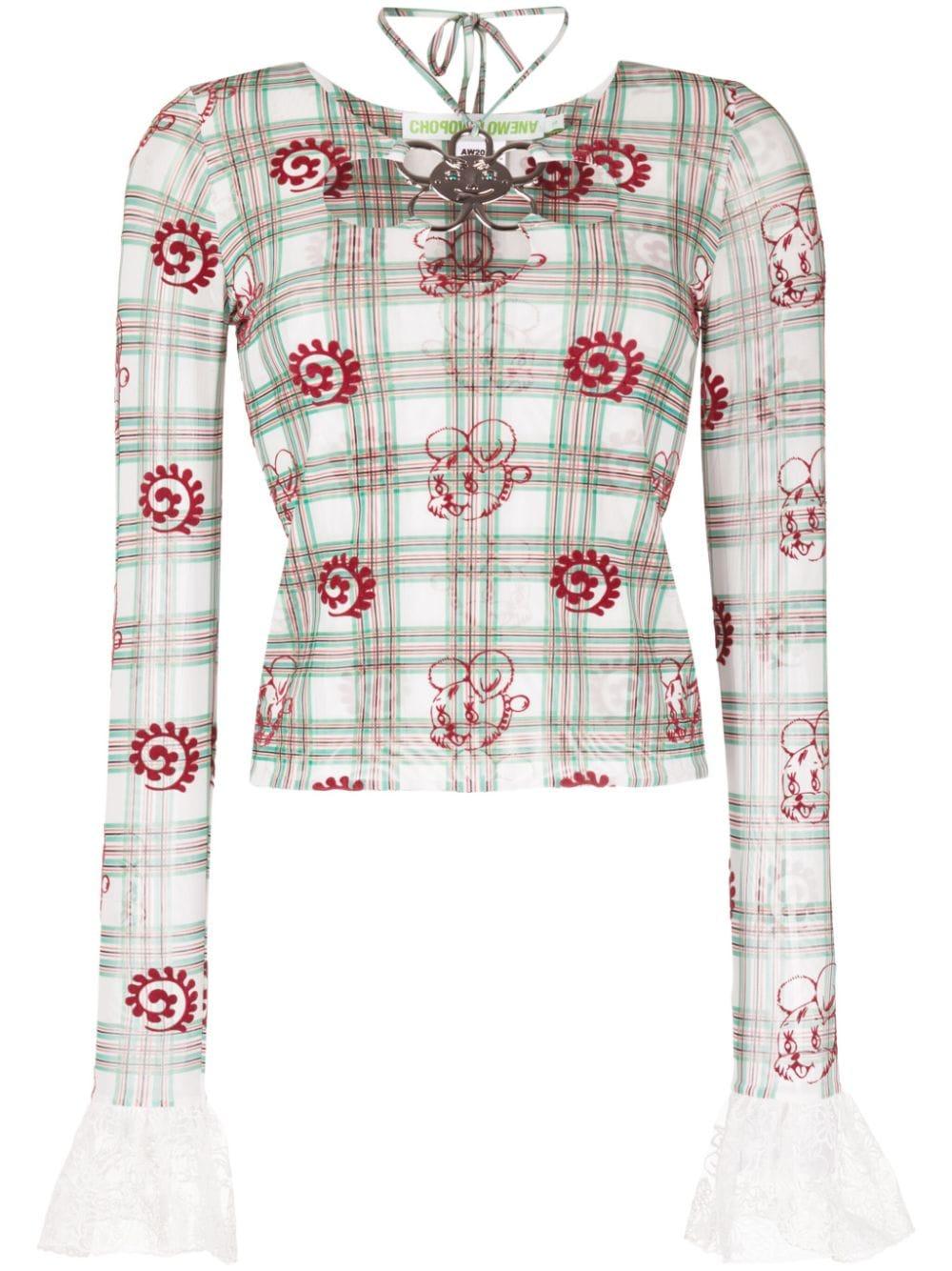Chopova Lowena Klondike チェック トップ ホワイト | Lyst Chopova Lowena Klondike チェック トップ ホワイト | Lyst