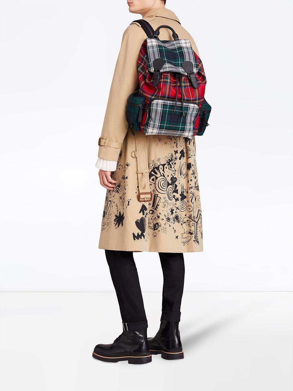 Burberry Leather Large Patchwork Tartan 