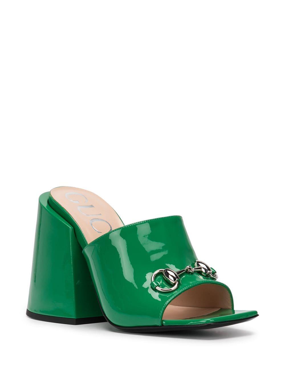 gucci mules with heel