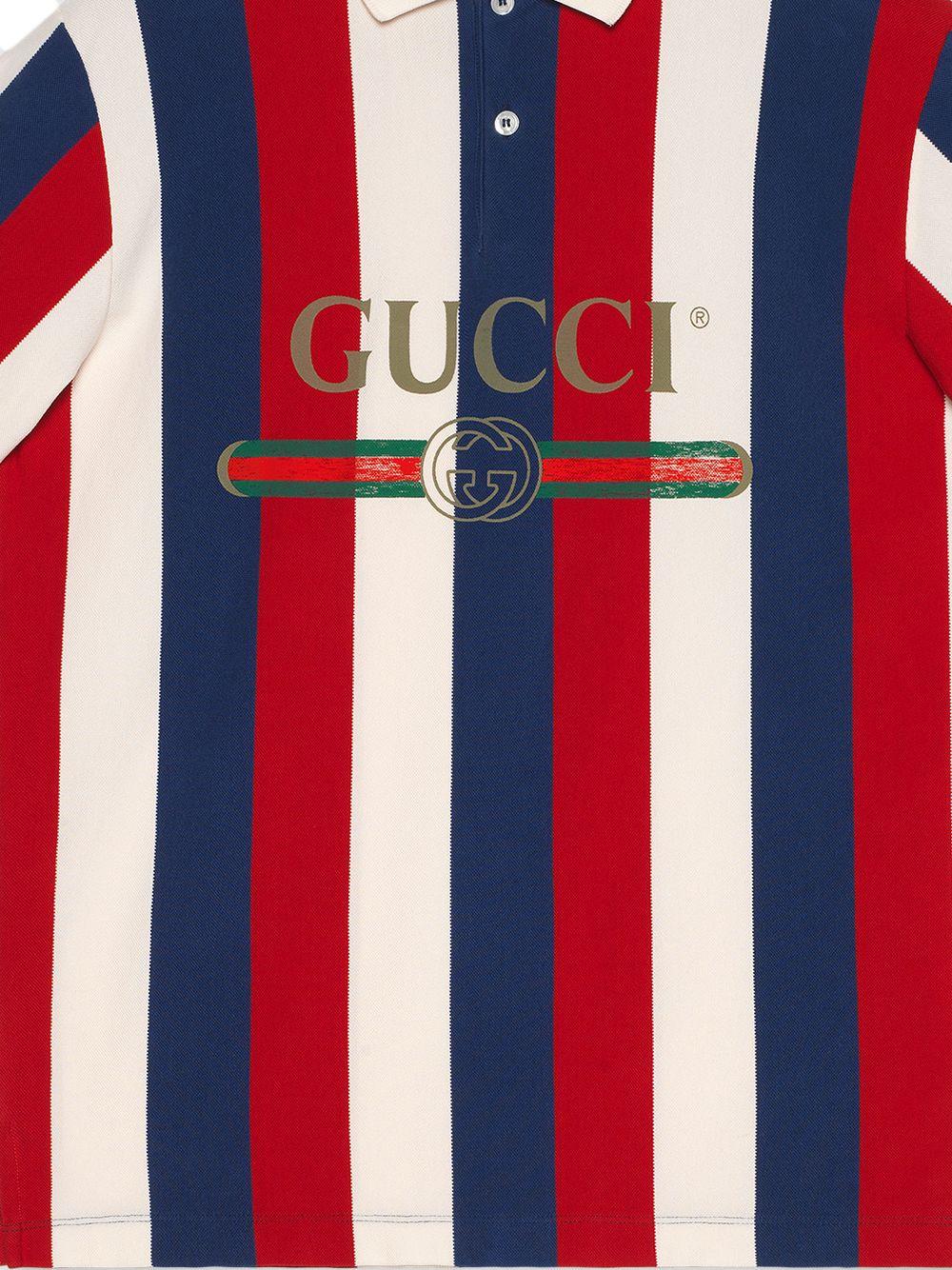 Gucci Logo Baiadera Polo in Red for Men | Lyst Canada