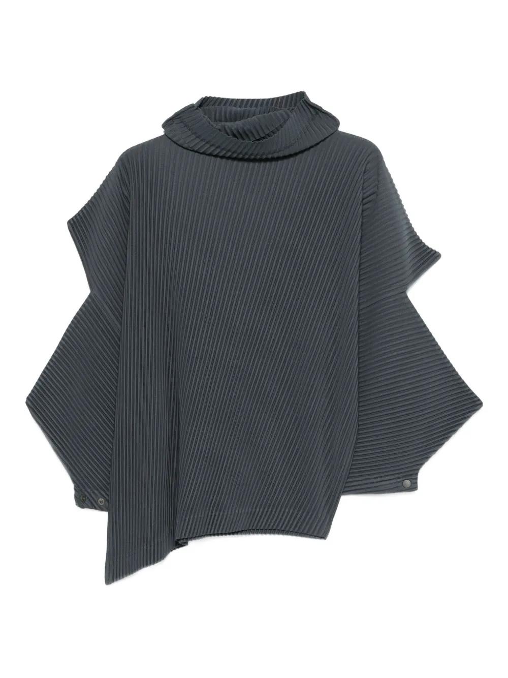 Homme Plissé Issey Miyake Angular Stone Jumper in Blue for Men